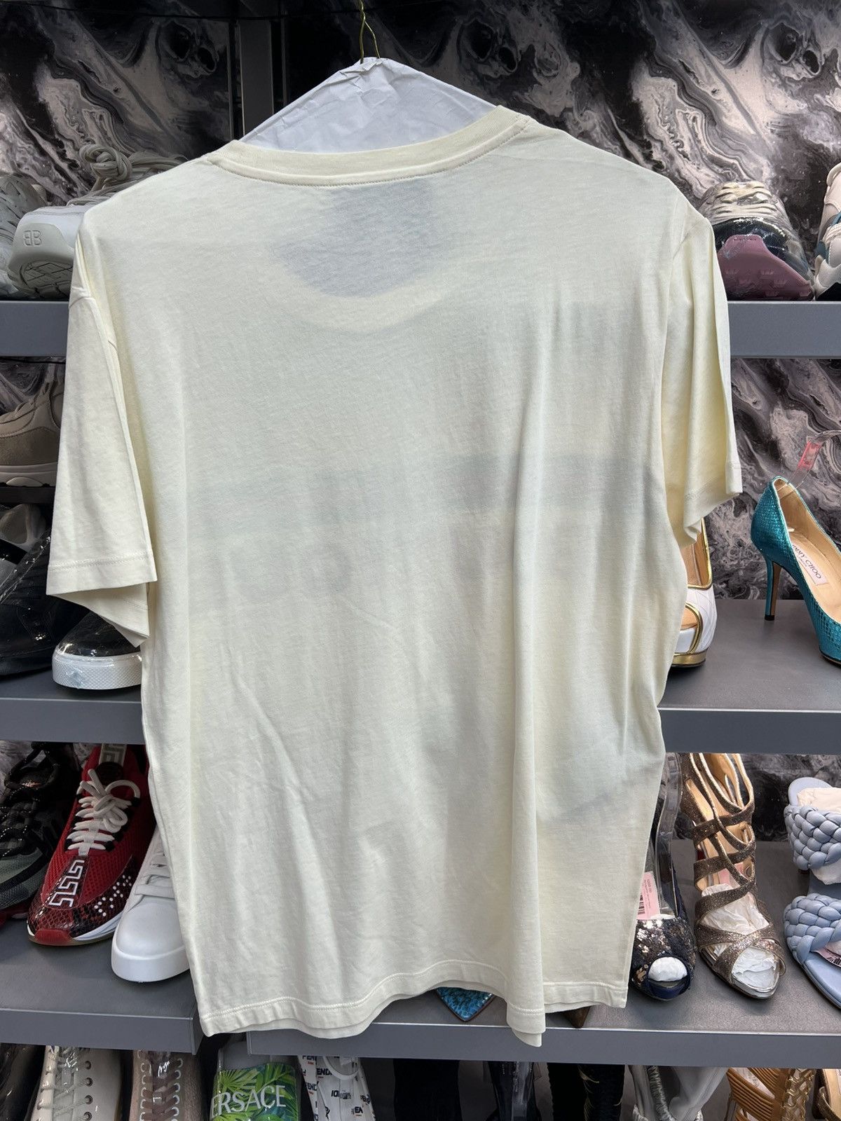 Gucci Gucci Beige Tee Shirt Size US XS / EU 42 / 0 - 2 Thumbnail