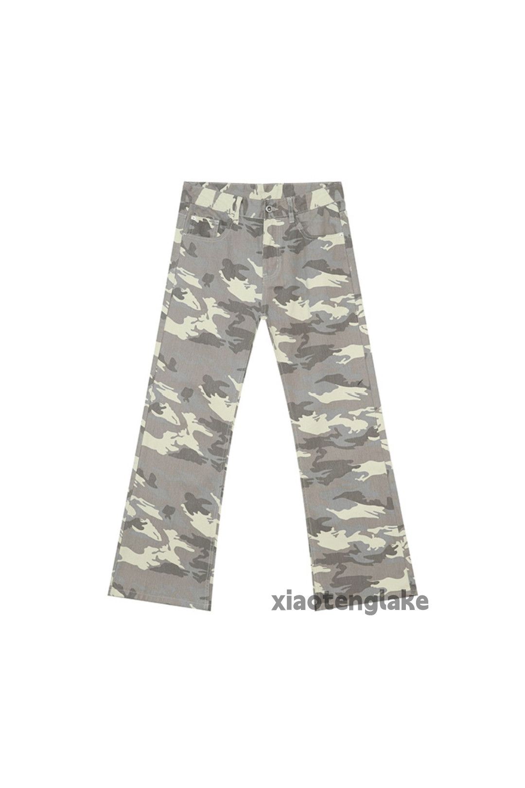 Vintage xz utility vintage punk grunge hiphop flared camo pants Size US 32 / EU 48 - 3 Thumbnail