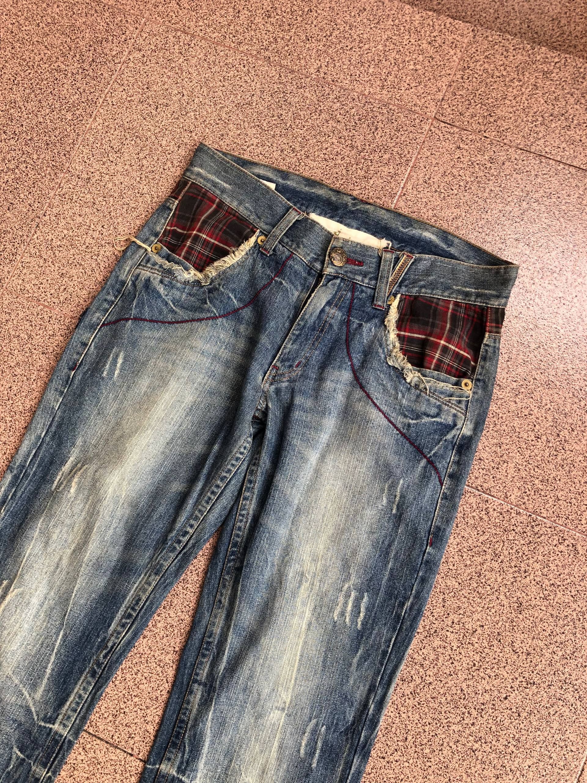 If Six Was Nine 2000s Flared Fading Jeans Vkei style Y2k Japanese Size US 30 / EU 46 - 10 Thumbnail
