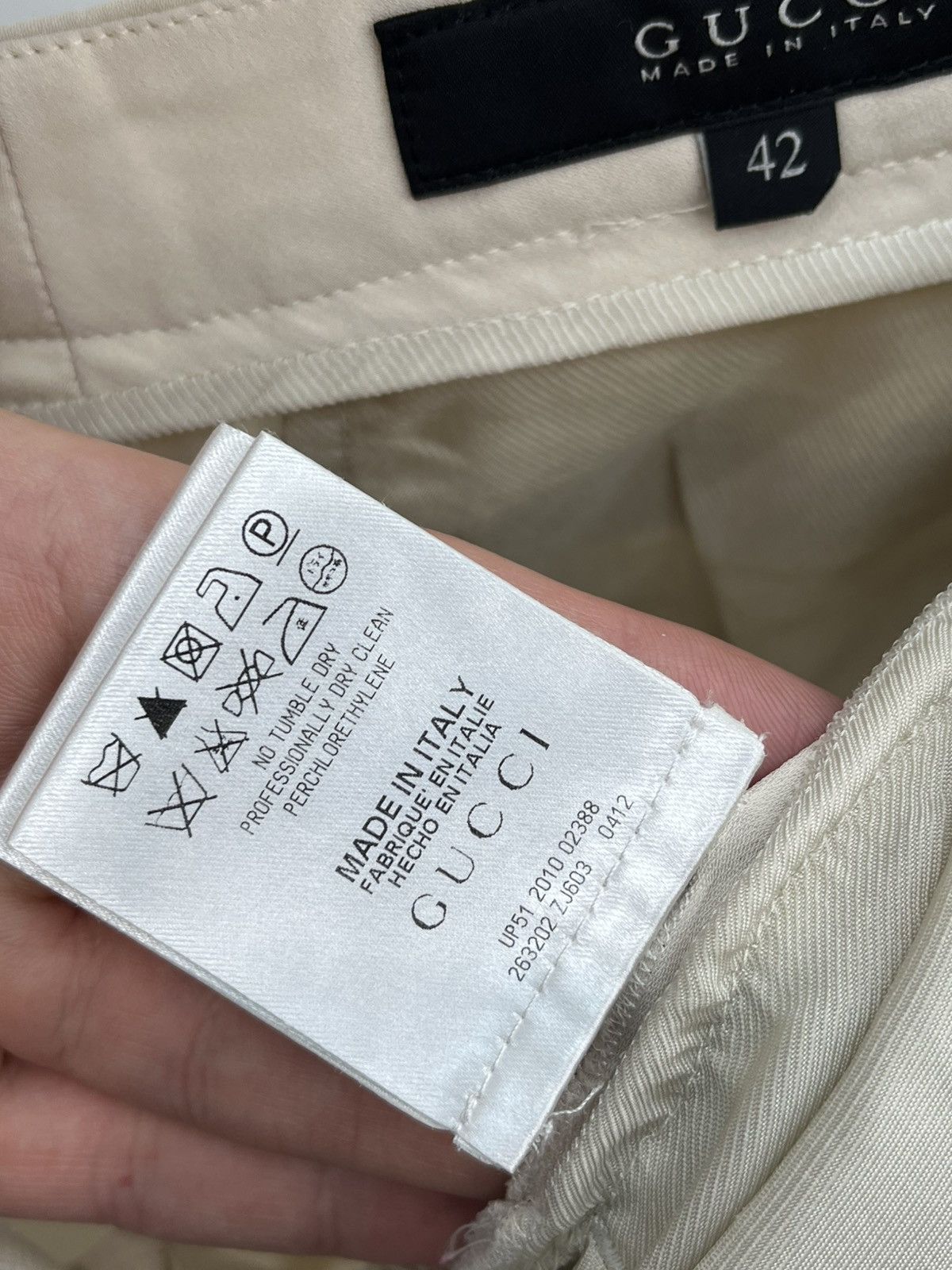 Gucci Gucci by Tom Ford Pure Silk Pants Size 28" / US 6 / IT 42 - 6 Thumbnail
