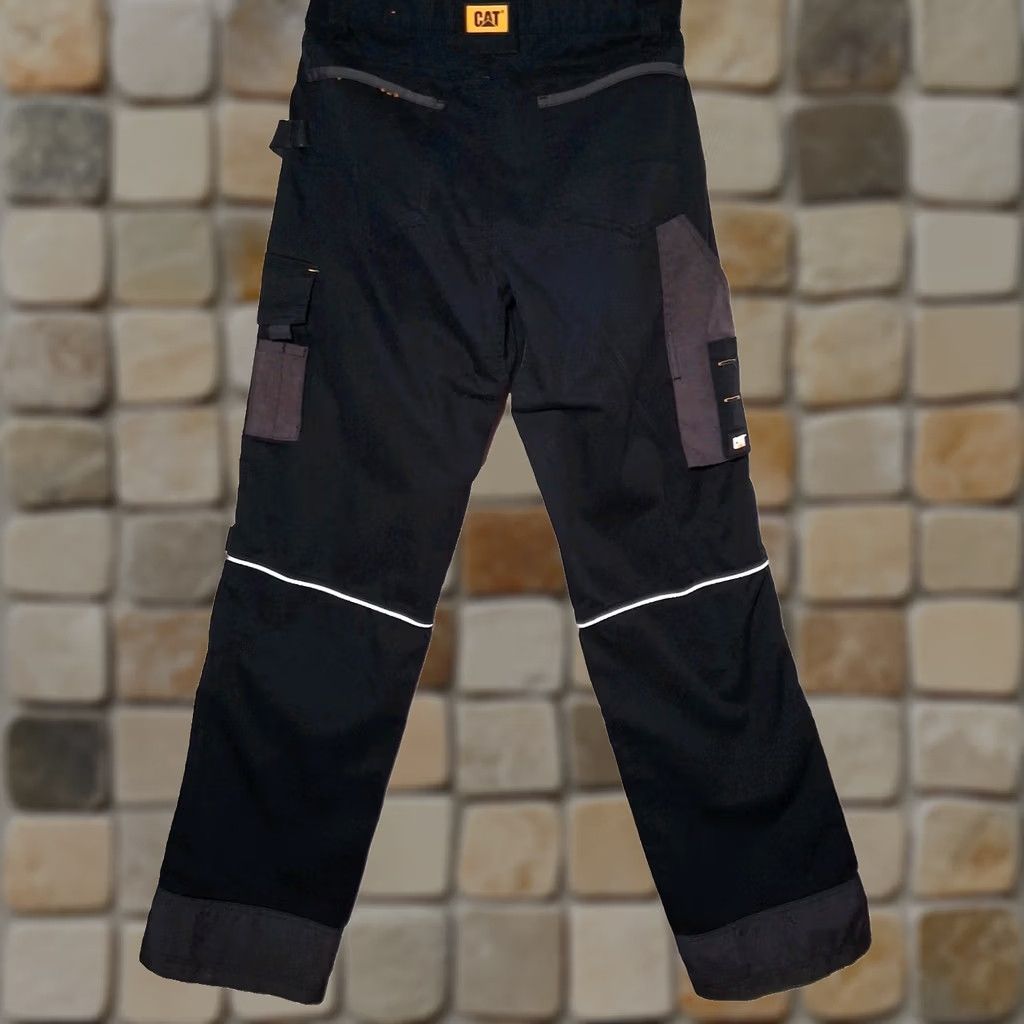 Caterpillar Caterpillar CAT Pants Cargo Pocket Workwear 32x35 Black Men Regular Cargo Pants Size US 32 / EU 48 - 1 Thumbnail