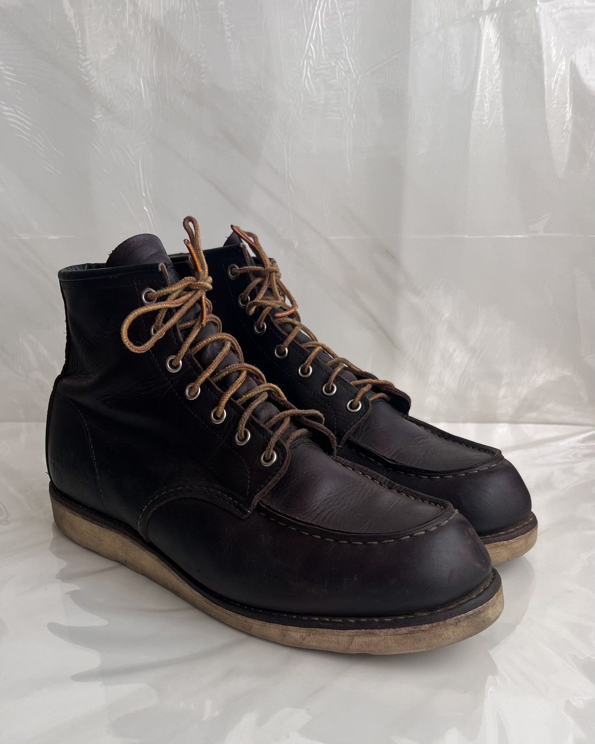 Red Wing Red wing #8138 classic moc toe brown leather boot size 11 D Size US 11 / EU 44 - 1 Thumbnail
