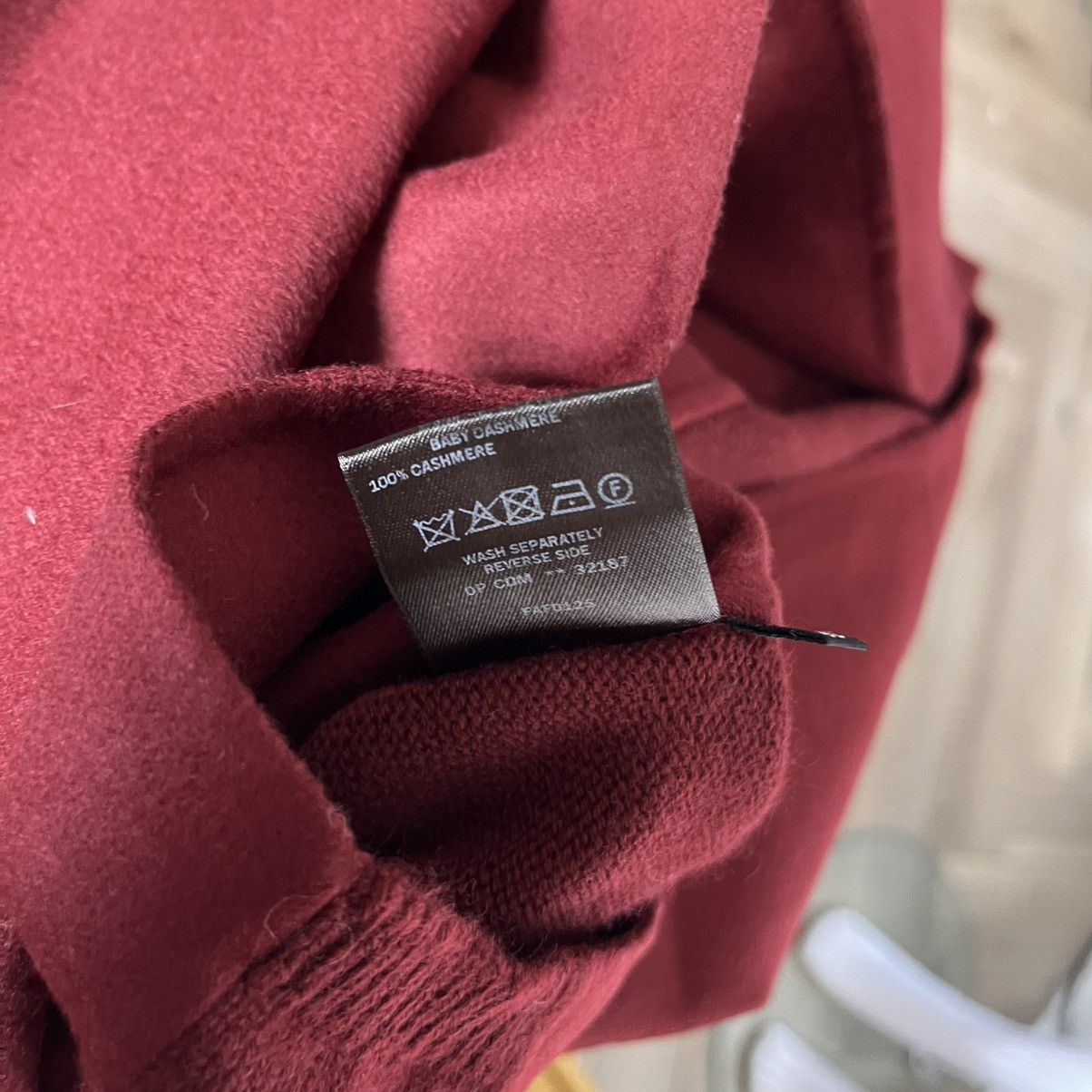 Loro Piana Loro Piana Baby Cashmere & Goat Suede Burgundy Dress Size XL / US 12-14 / IT 48-50 - 5 Thumbnail