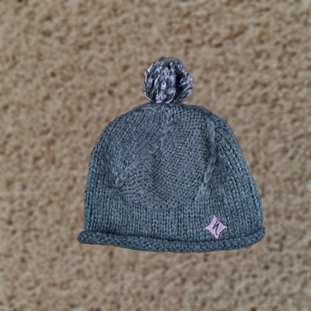 Vintage Specialized Beanie Toque Women One Size Blue Knit 100% Acrylic Ski Pom Beanie/Toque Women Blue Knit 100% Acrylic Ski Puff Pom Size ONE SIZE - 1 Thumbnail