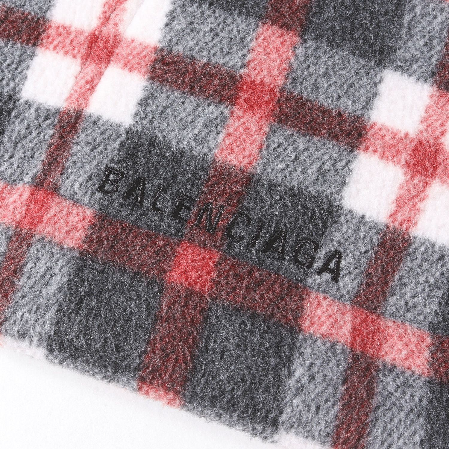 Balenciaga Balenciaga Cocoon Tartan Plaid Oversized Fleece Jacket Size US S / EU 44-46 / 1 - 5 Thumbnail