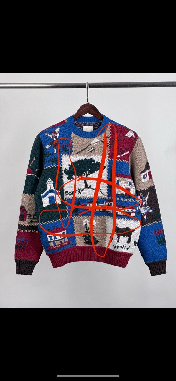 Aime Leon Dore Patches sweater xs Size US XS / EU 42 / 0 - 8 Thumbnail