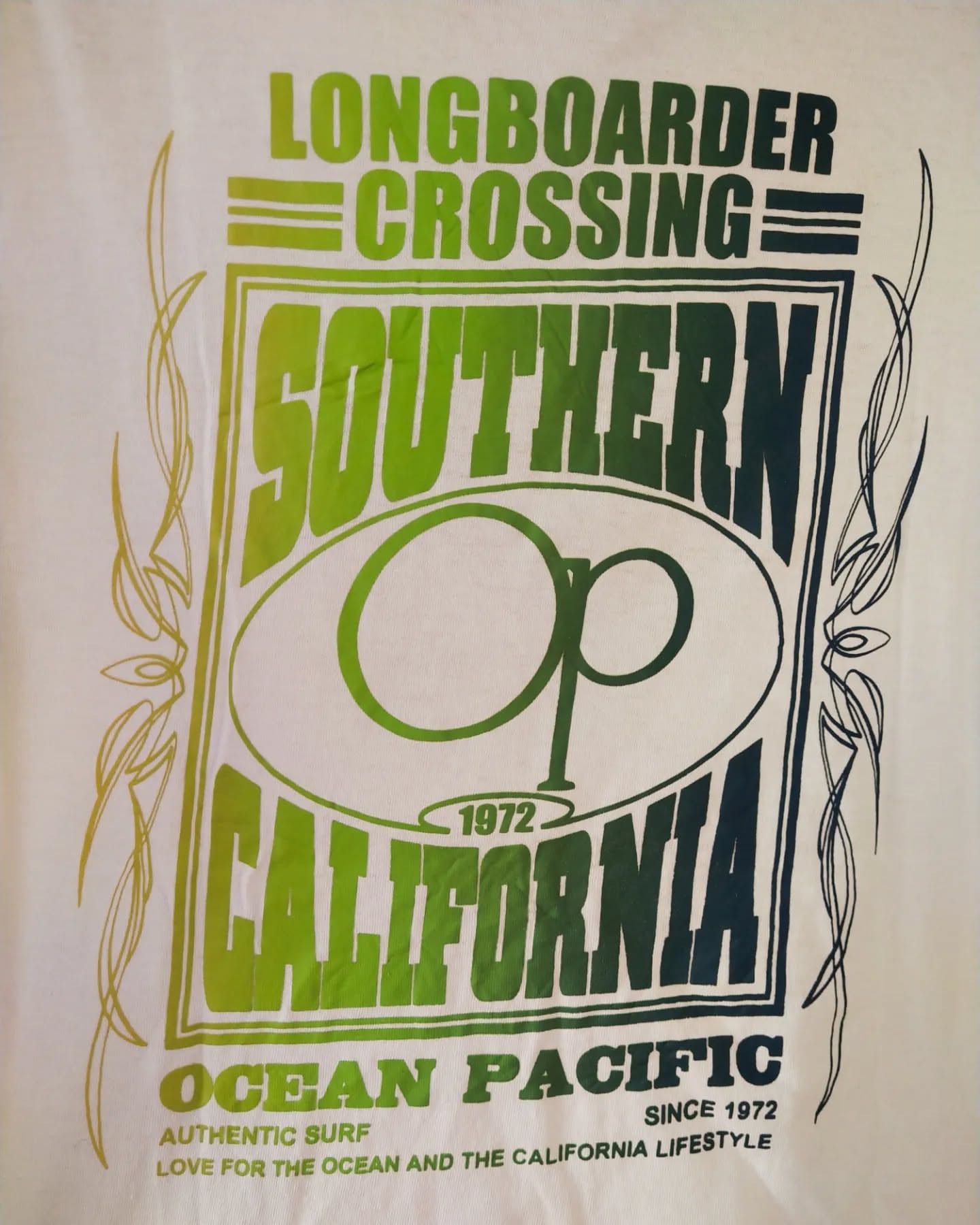 Ocean Pacific Ocean Pacific Longboarder Crossing Surf Tee Size M / US 6-8 / IT 42-44 - 2 Thumbnail