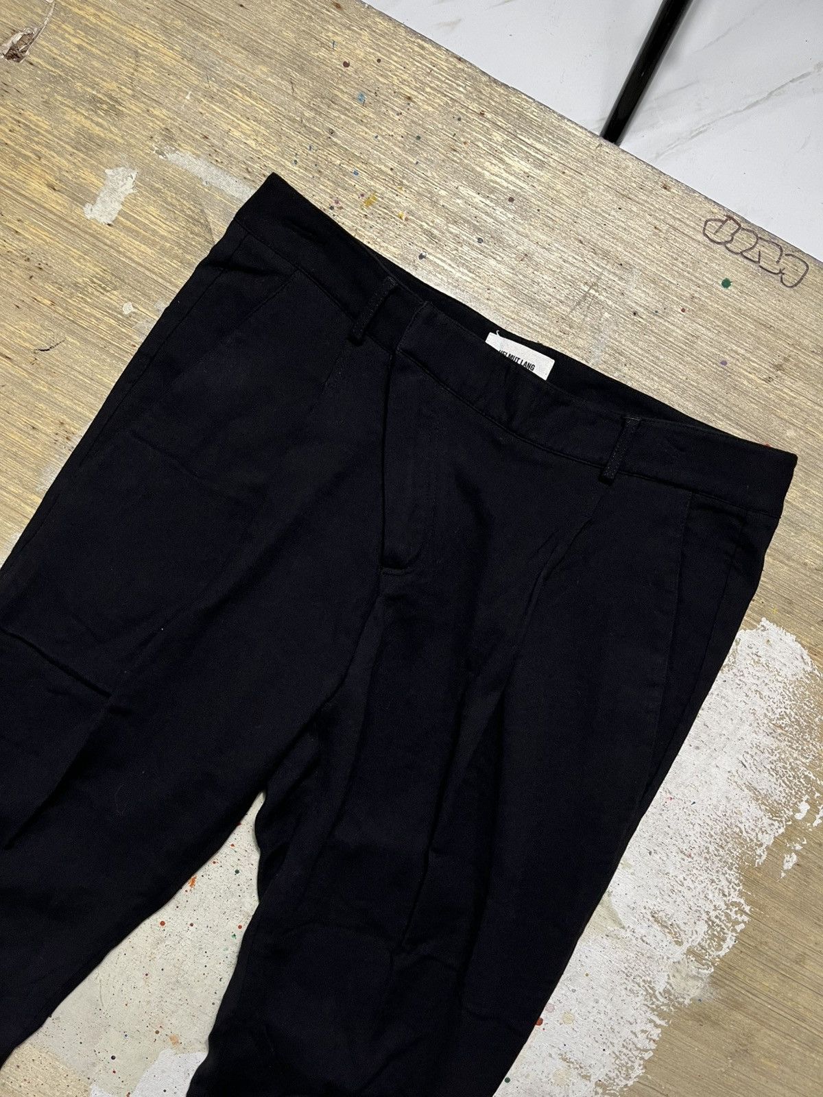 Helmut Lang Helmut Lang Noa Suiting Angle Front Viscose blend Pants Size 26" / US 2 / IT 38 - 8 Thumbnail