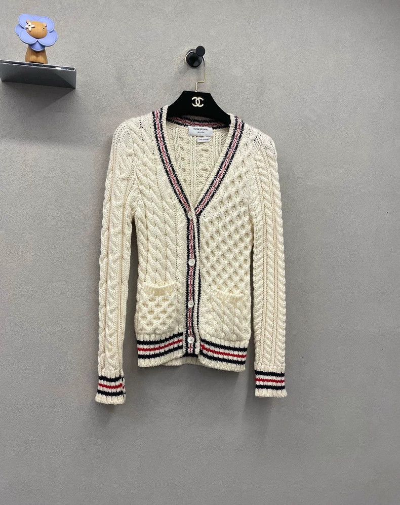 Thom Browne Thom Browne Apricot knit cardigan Size XS / US 0-2 / IT 36-38 - 3 Thumbnail