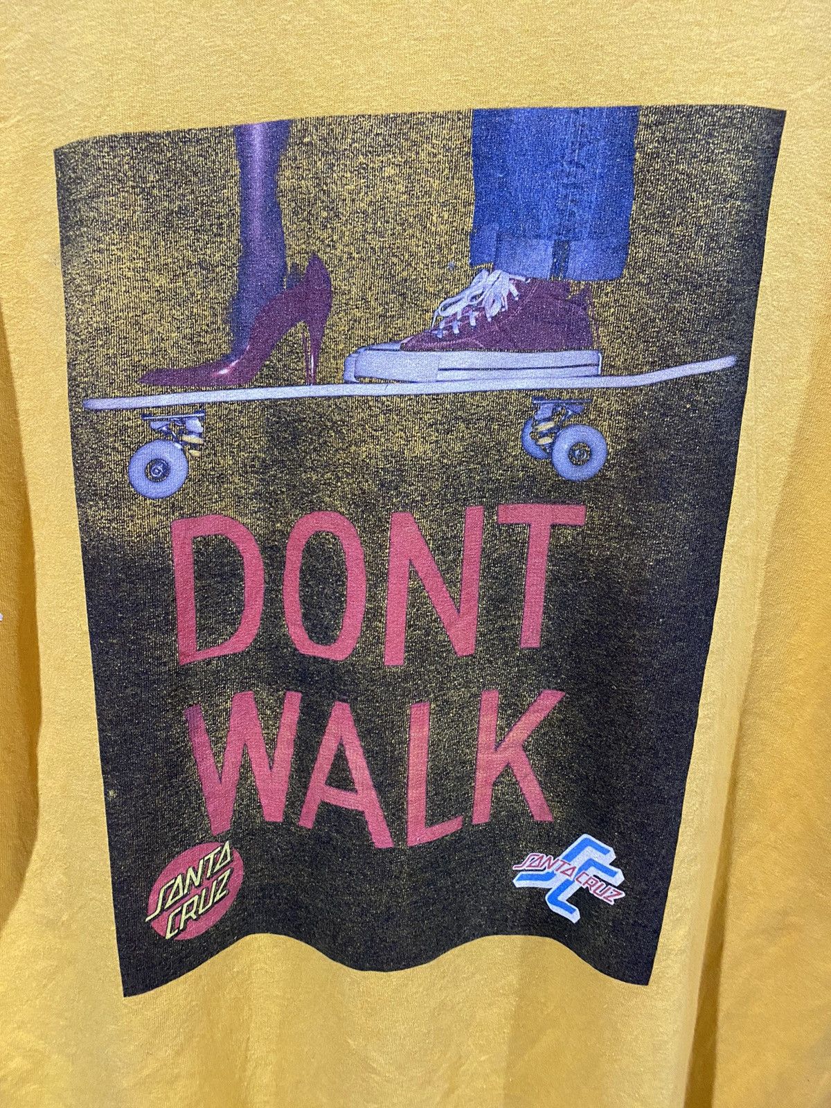 Santa Cruz Skateboards 🔥2000s Don’t Walk LS Size US L / EU 52-54 / 3 - 3 Thumbnail