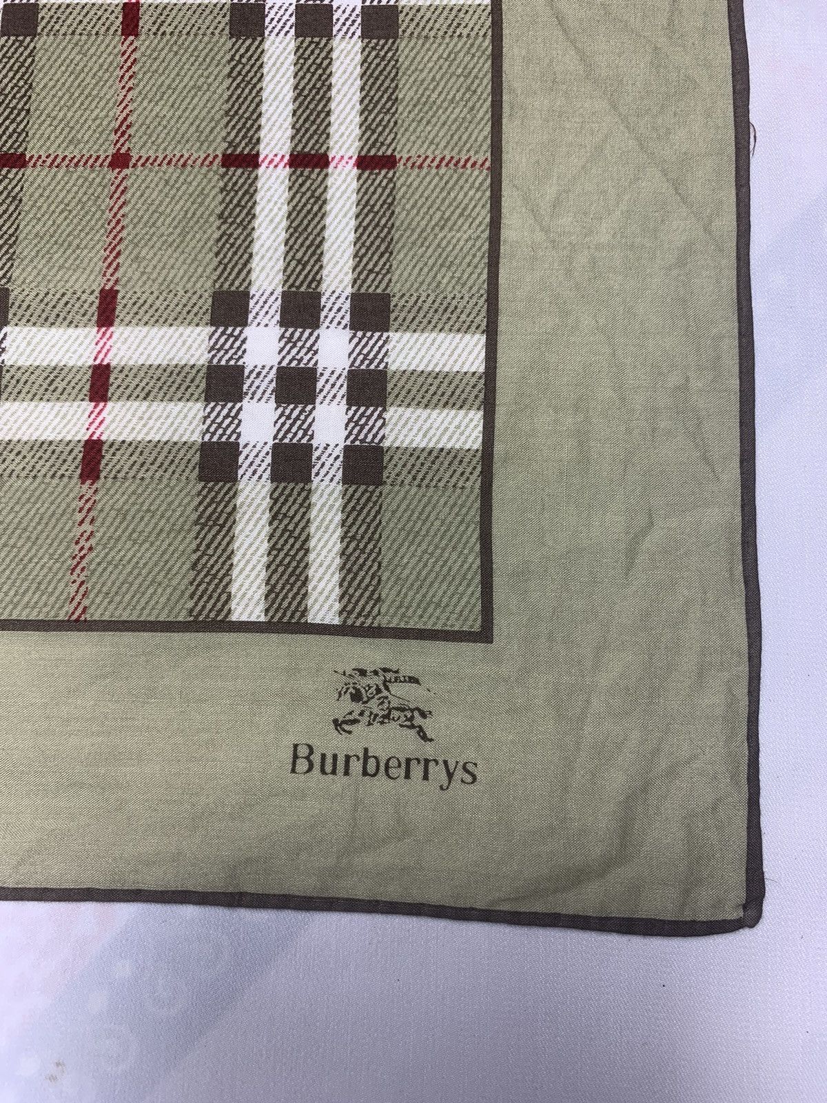 Vintage Burberry Handkerchief / Neckerchief / Bandana