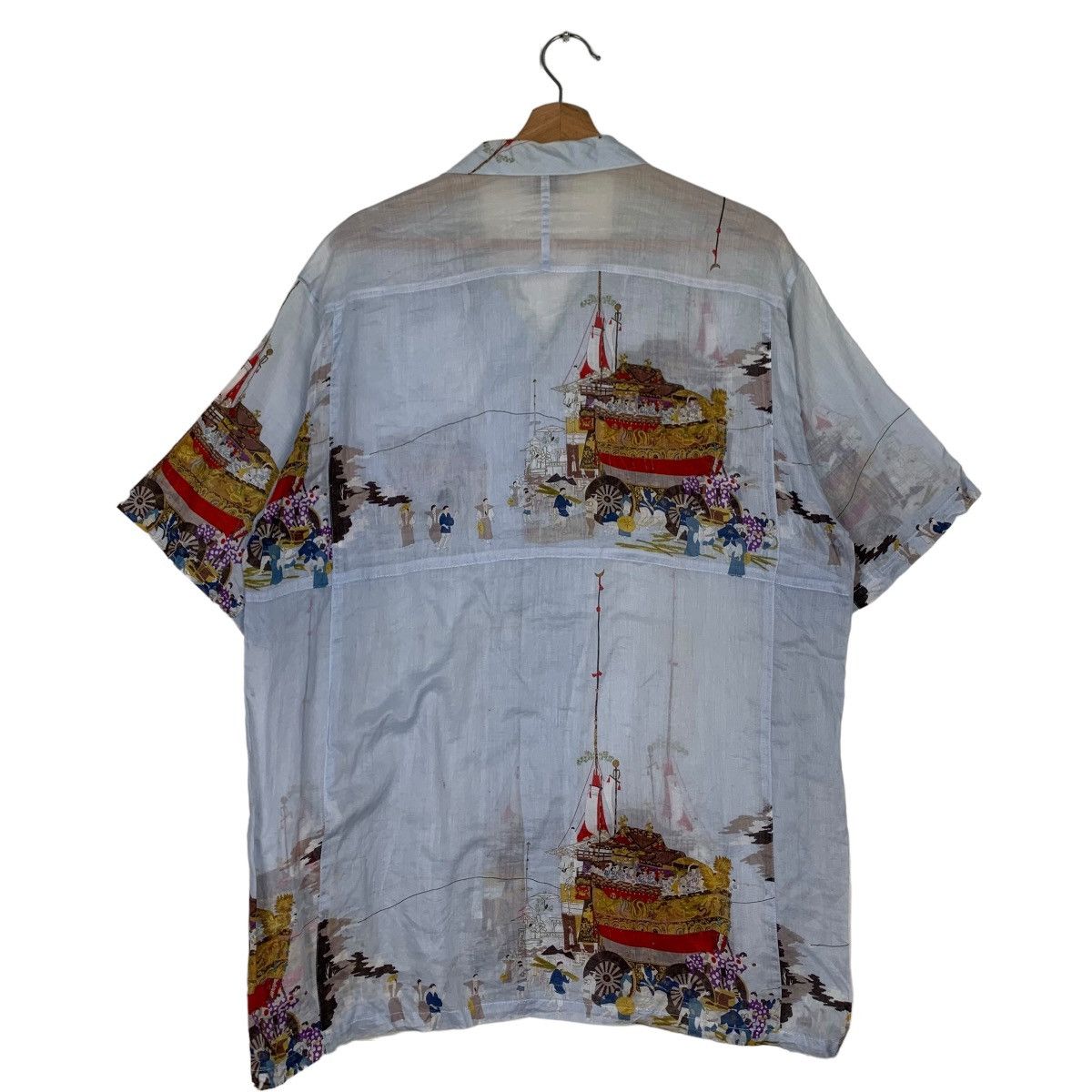 Vintage ART JINN Cotton Shirt #0162-C8 Size US L / EU 52-54 / 3 - 8 Thumbnail