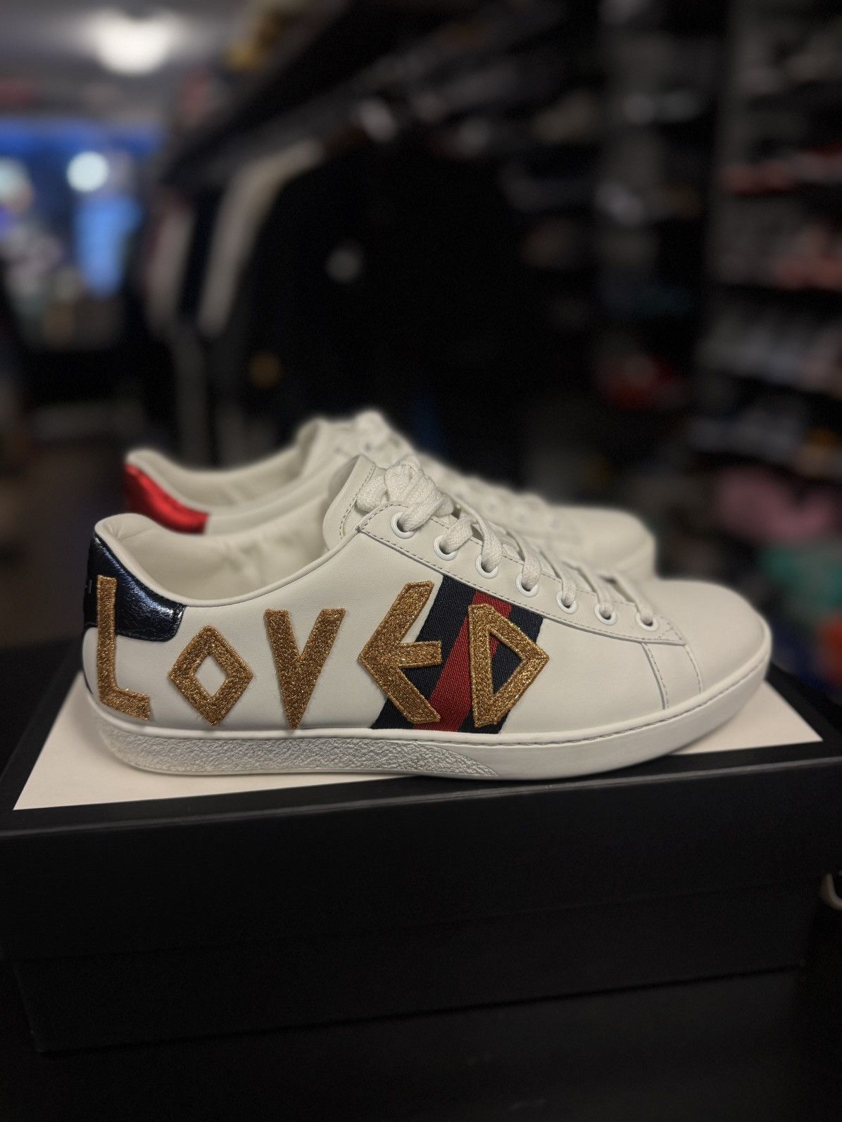 Gucci Gucci Low Top “Loved” Sneakers Colorful Size 38G Size US 8 / EU 41 - 3 Thumbnail