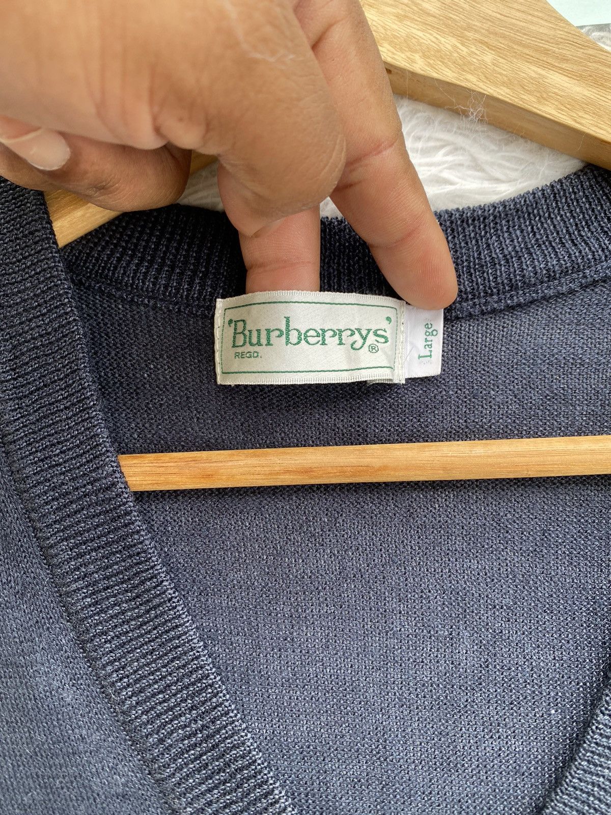 Burberry Rare Vintage 90s Burberry Knitted Vest Size US M / EU 48-50 / 2 - 7 Thumbnail
