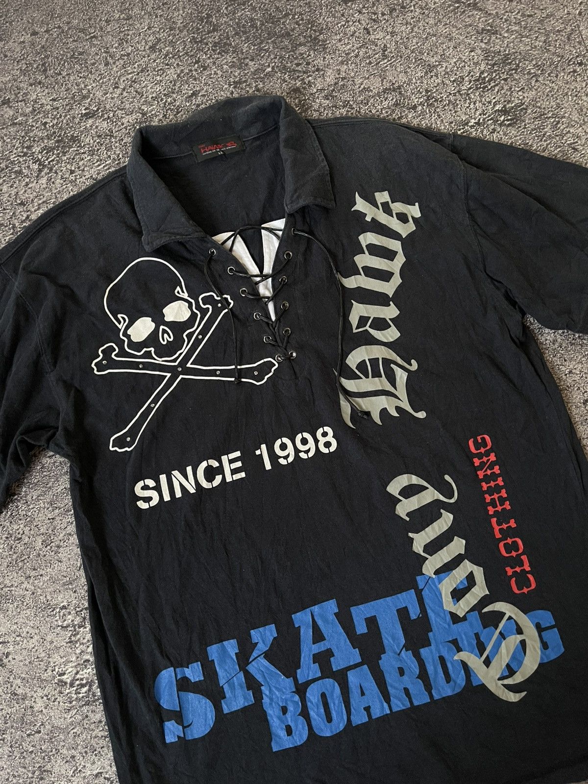 Japanese Brand Y2K Hawk Skull Laced Ifsixwasnine Size US L / EU 52-54 / 3 - 2 Thumbnail