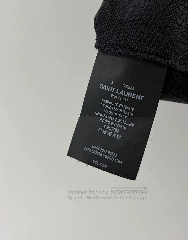 Saint Laurent Paris Saint Laurent Paris Men's Short Sleeve Polo. Size US S / EU 44-46 / 1 - 6 Thumbnail