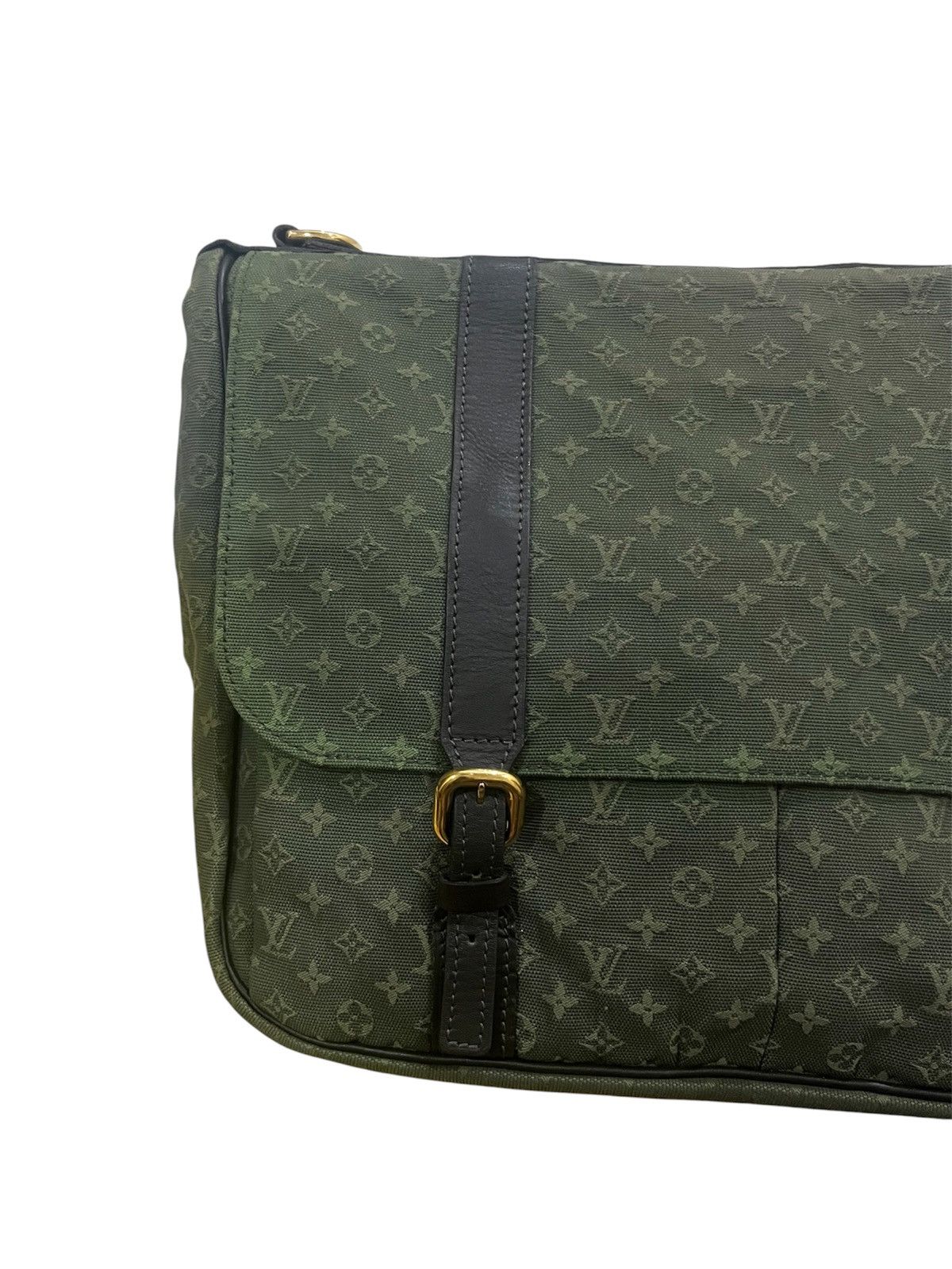 Louis Vuitton LOUIS VUITTON KHAKI MONOGRAM MINI LIN MAMAN BAG Size ONE SIZE - 2 Thumbnail