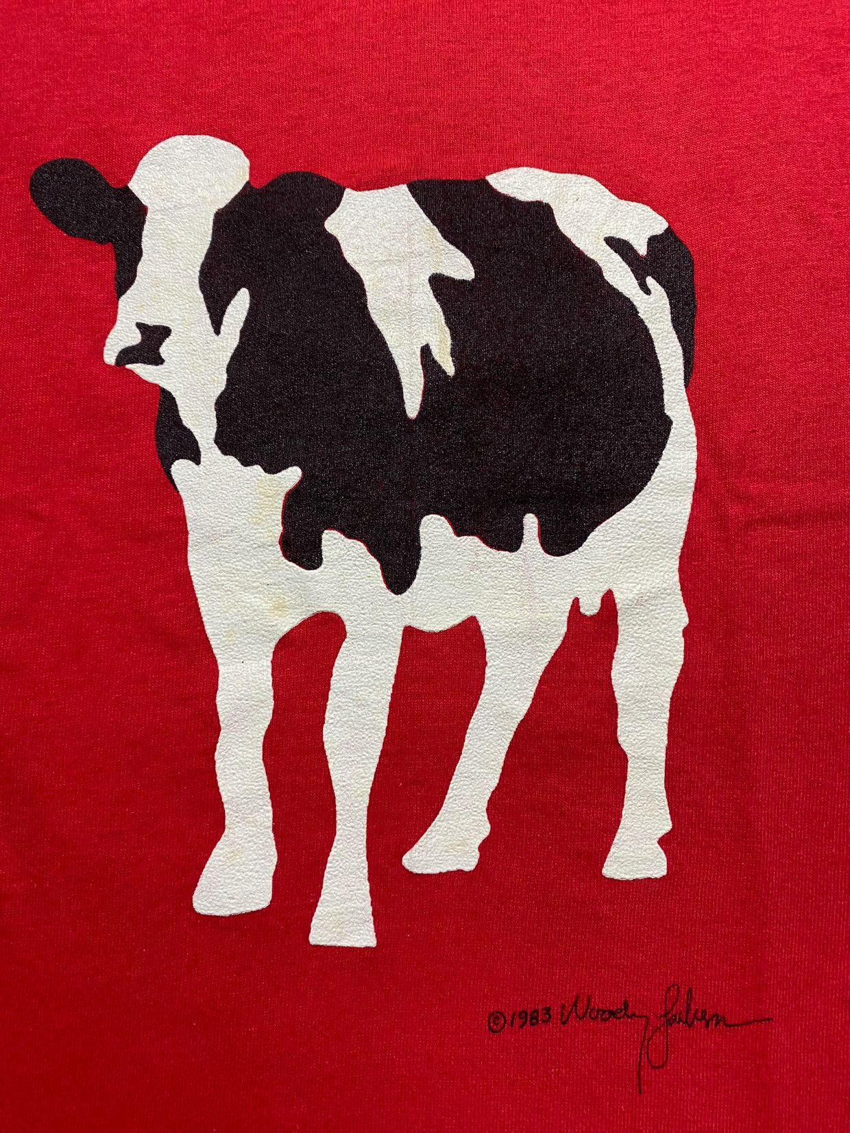 Vintage Woody Jackson Cow Artwork Ben & Jerrys 80s Size US L / EU 52-54 / 3 - 4 Thumbnail
