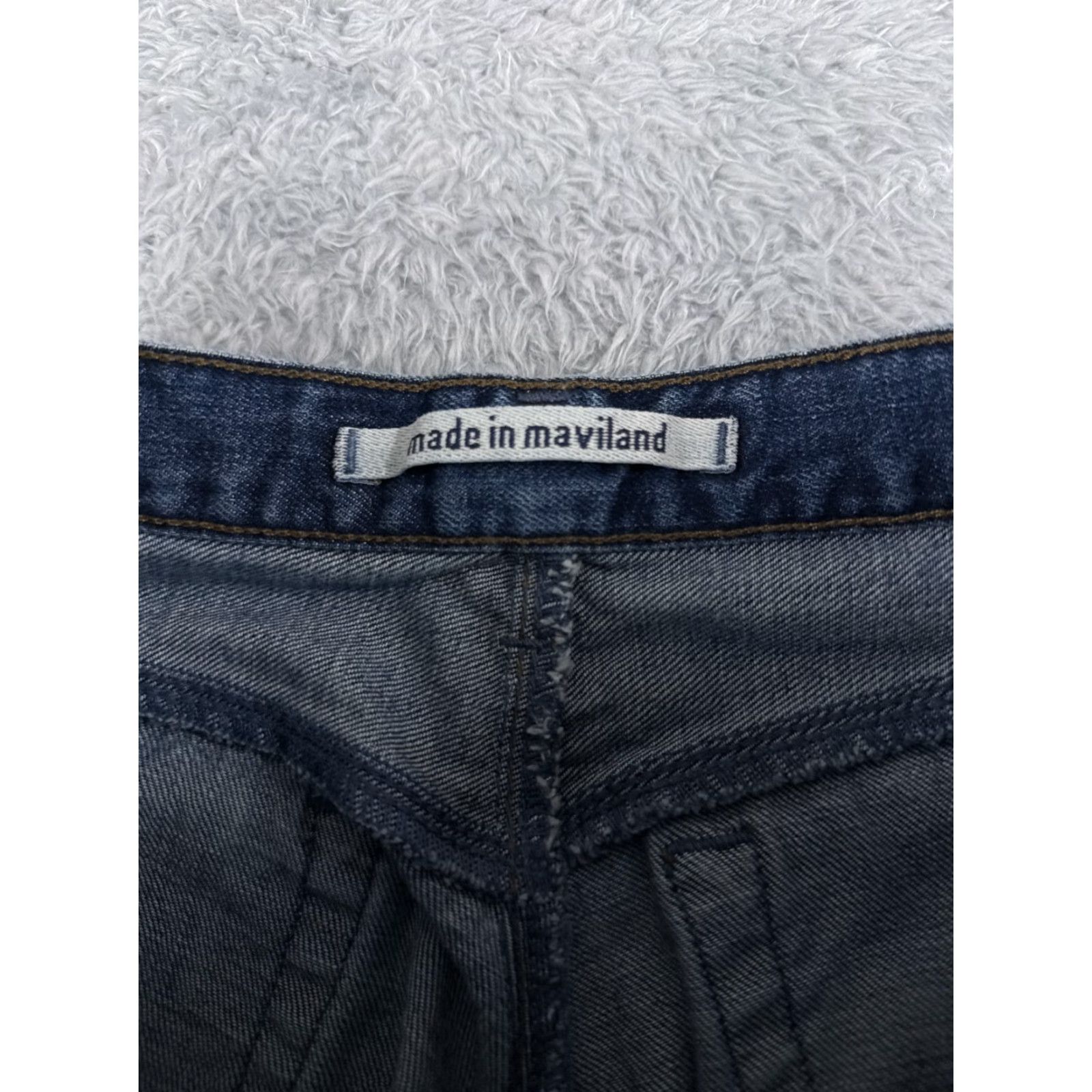 Mavi Mavi Jeans Women 28 Blue Denim Flared Cotton Low Rise 27x30 Size 28" / US 6 / IT 42 - 6 Thumbnail
