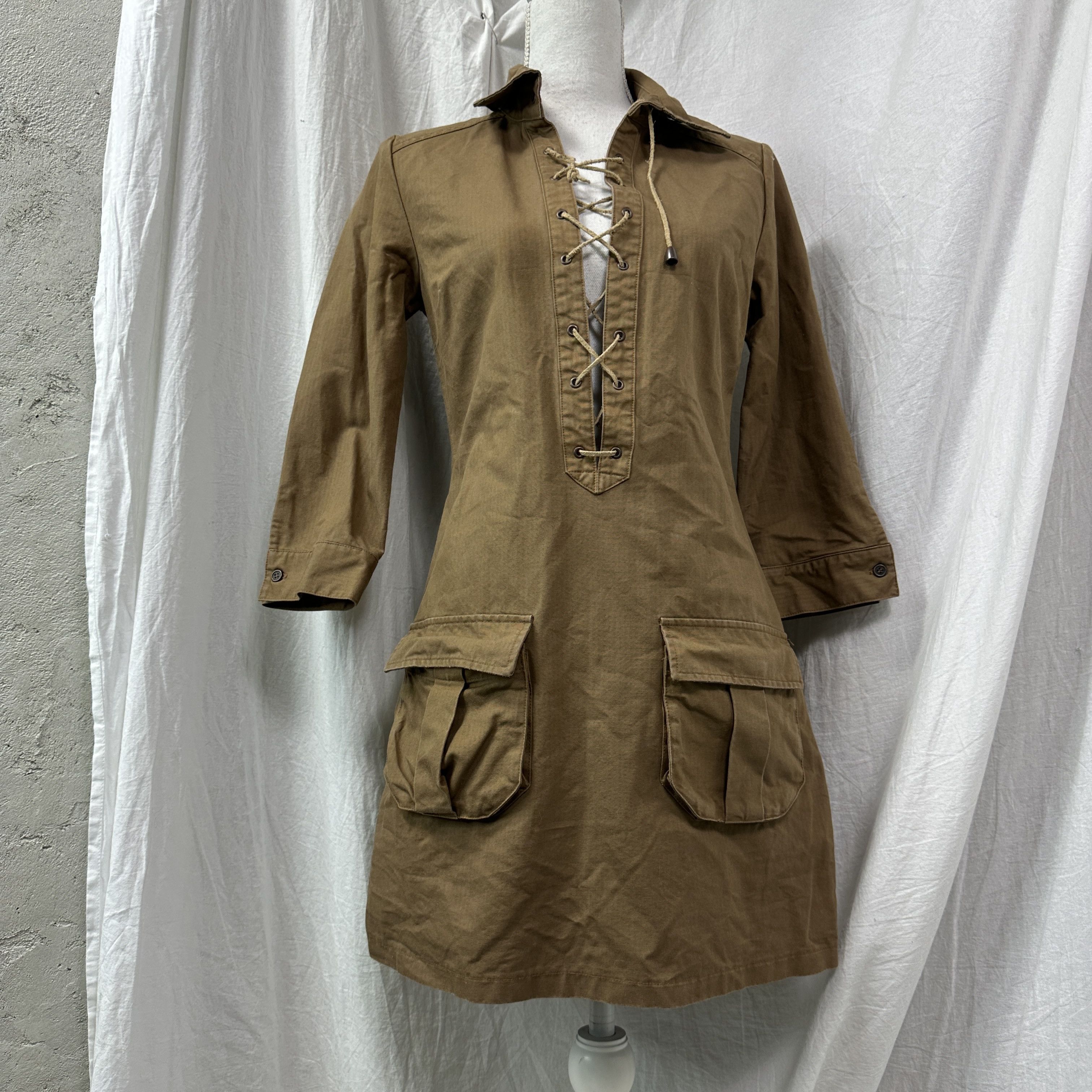 Vintage Vintage Preppy Casual Morgan Tied Dress Y2K Size S / US 4 / IT 40 - 7 Thumbnail