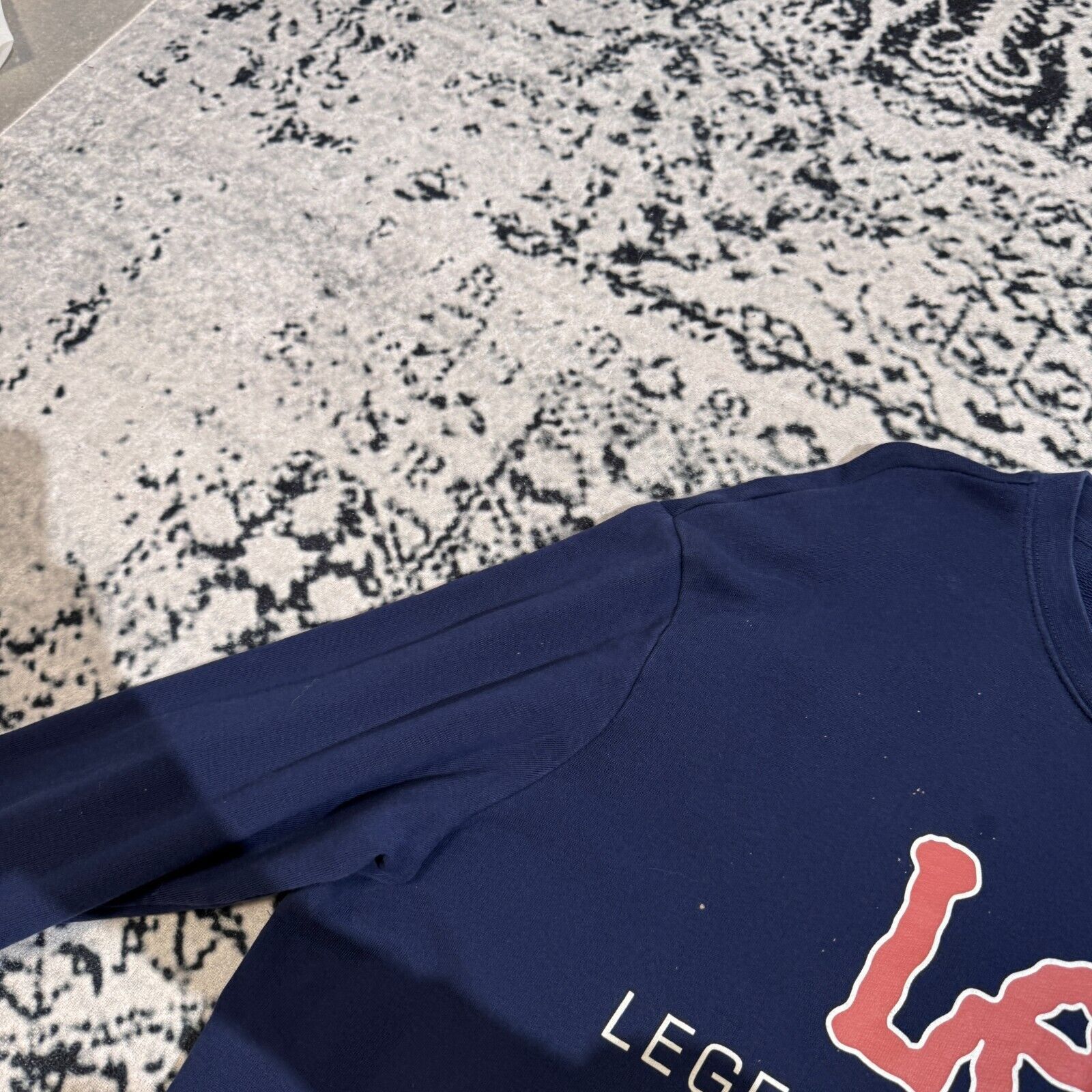 Lee × Vintage Lee Unisex Navy Cotton Sweatshirt Size XL USA Blank Y2K Size US XL / EU 56 / 4 - 8 Thumbnail