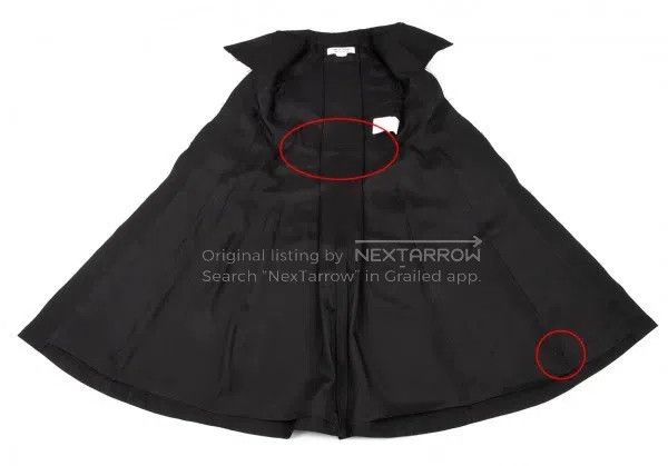 Comme des Garcons Comme des Garcons Black vintage design long coat Size L / US 10 / IT 46 - 7 Thumbnail