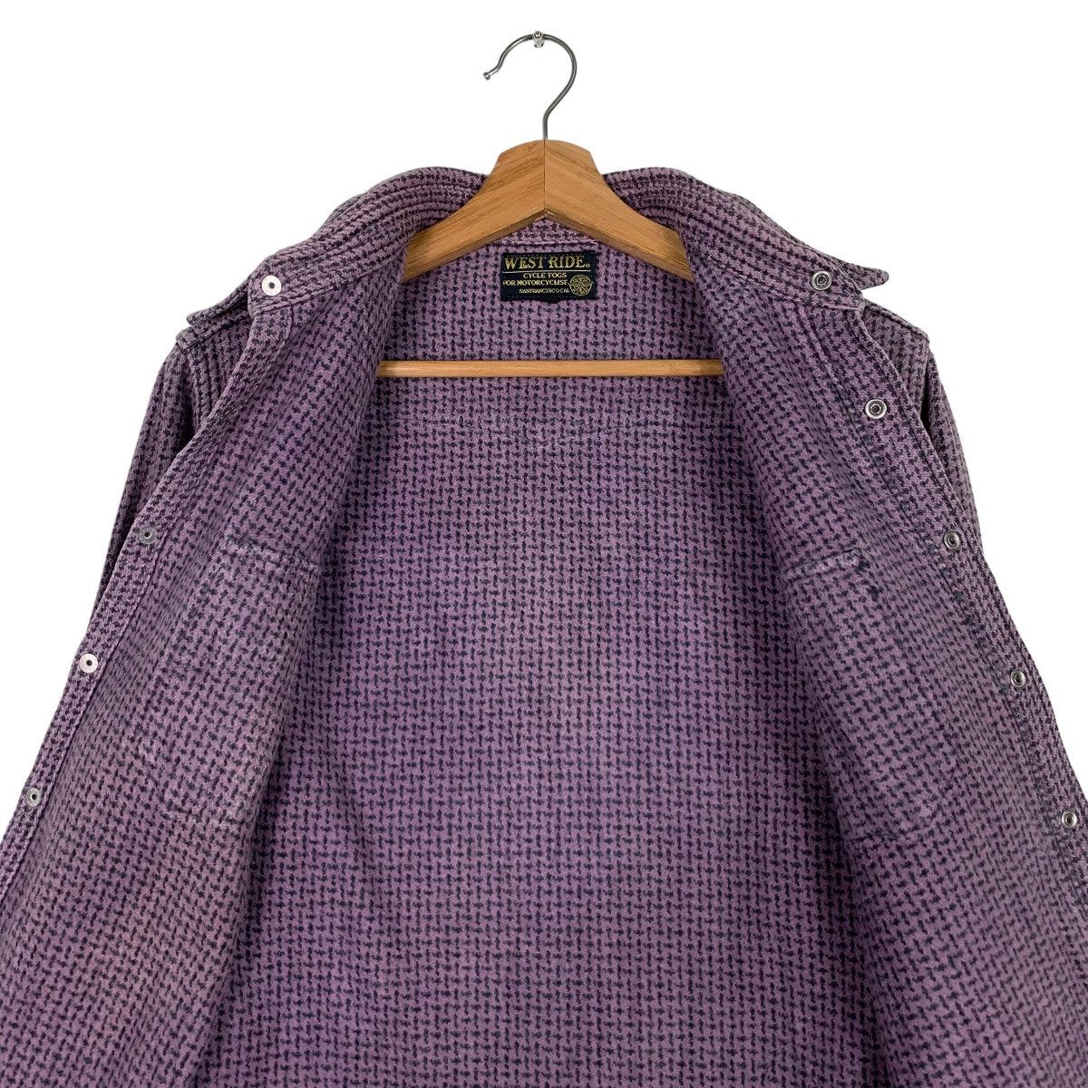 Flannel WEST RIDE Cycle Togs For Motorcyclist Button Shirt #0139-C7 Size US S / EU 44-46 / 1 - 13 Thumbnail