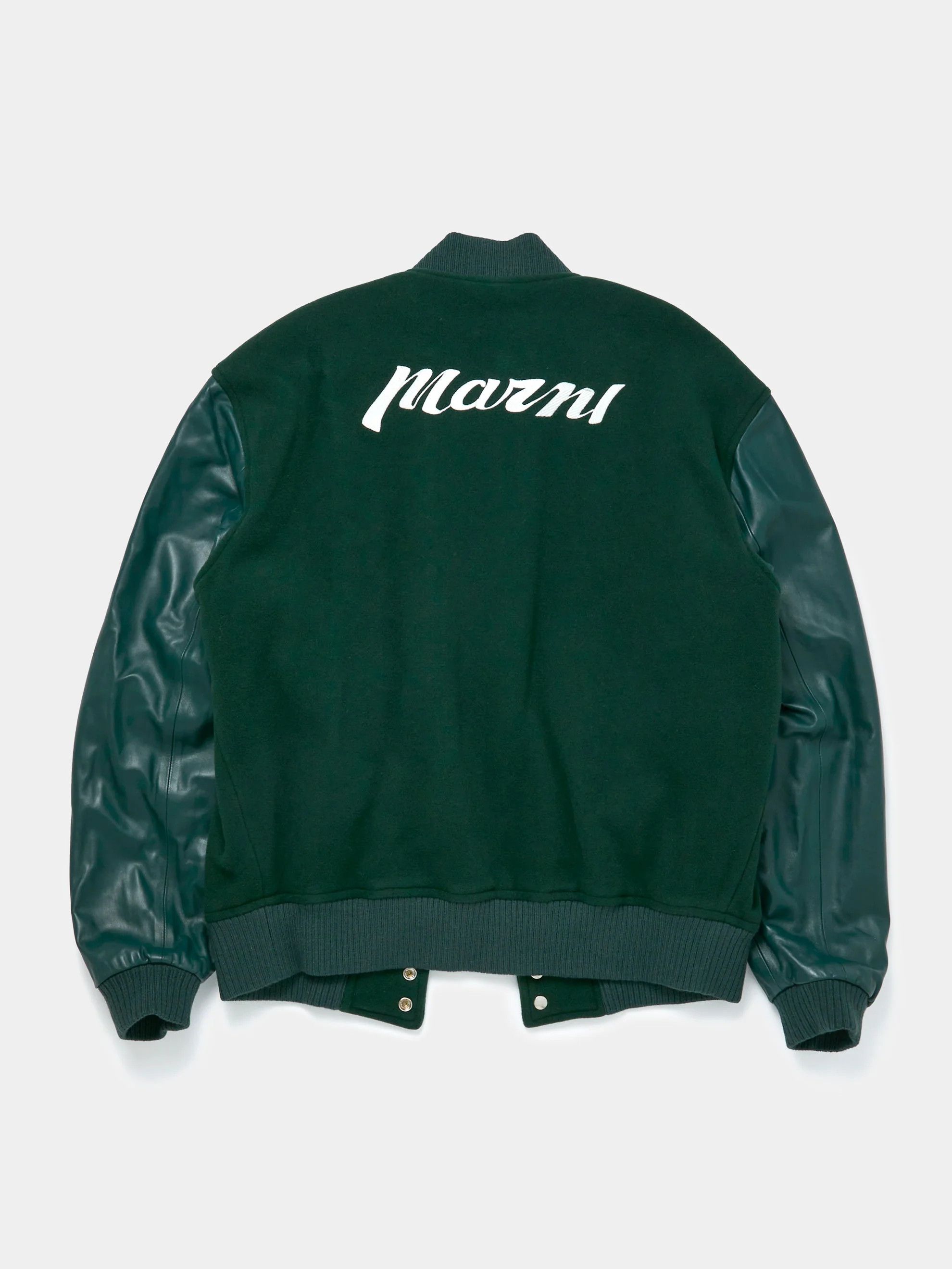 🇮🇹 Marni Felt and Leather Bomber Jacket