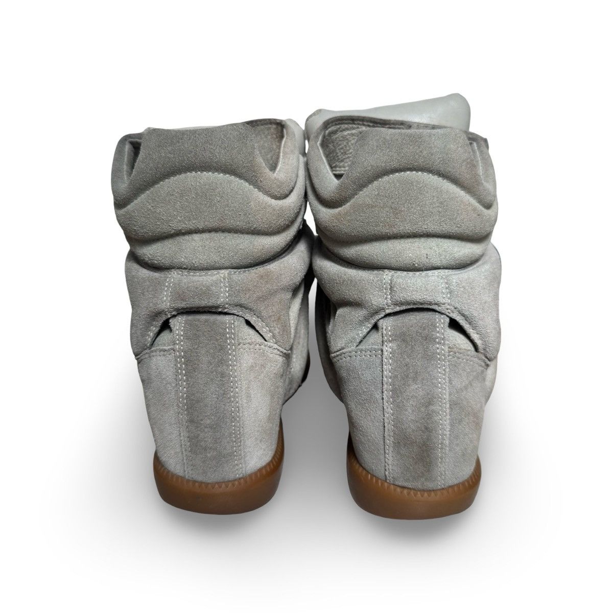 Isabel Marant isabel marant bekett beige suede wedge sneakers Size US 6 / IT 36 - 9 Thumbnail