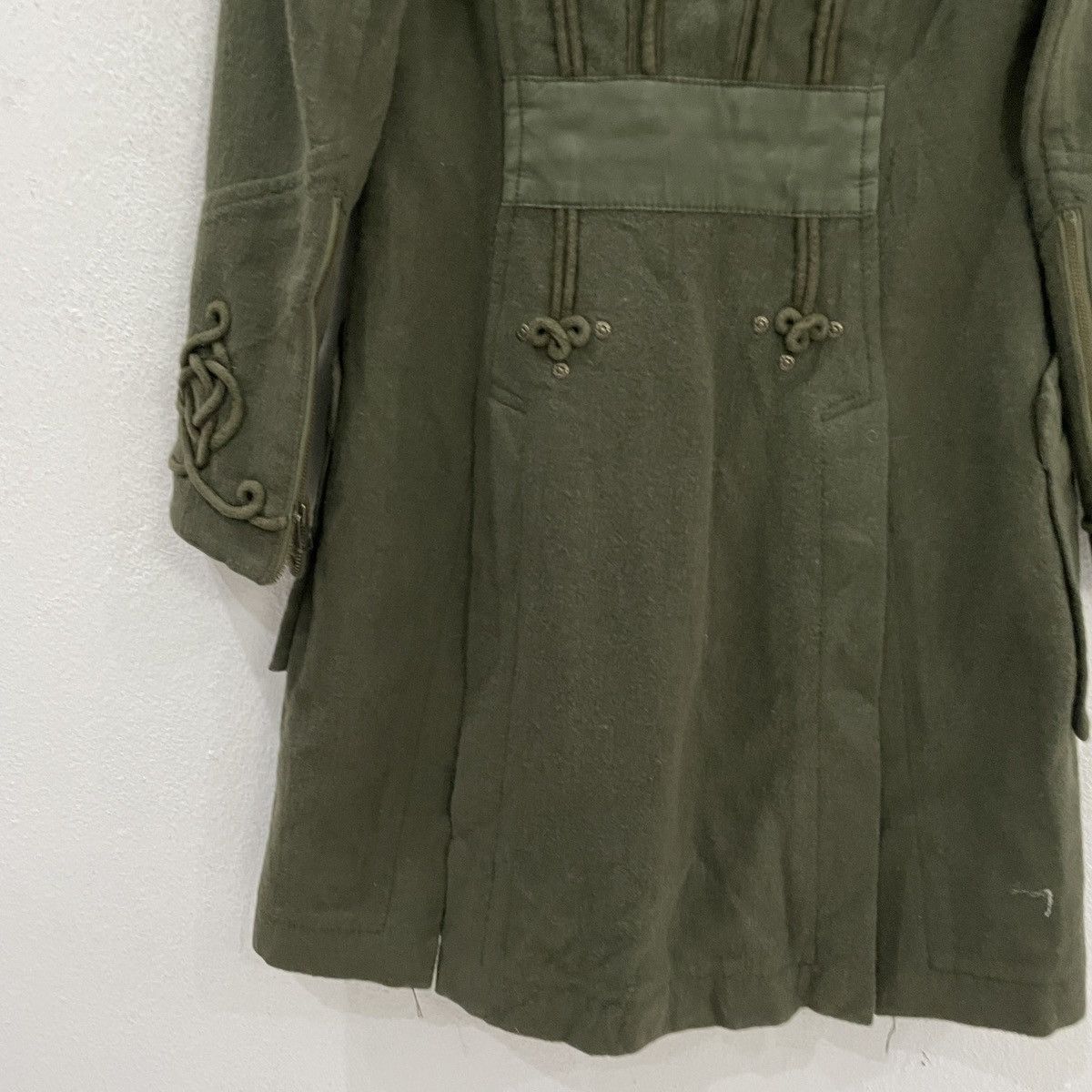 Japanese Brand Vintage Oilily Embroidery Petern Trench Coat Size L / US 10 / IT 46 - 10 Thumbnail