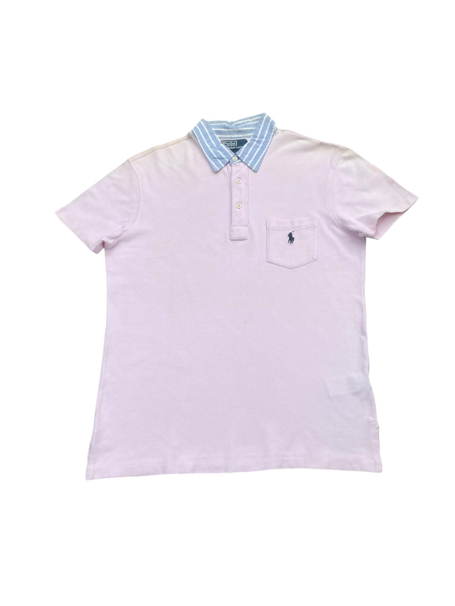 Designer Vintage Polo Ralph Lauren Pocket Polo Size US M / EU 48-50 / 2 - 1 Thumbnail