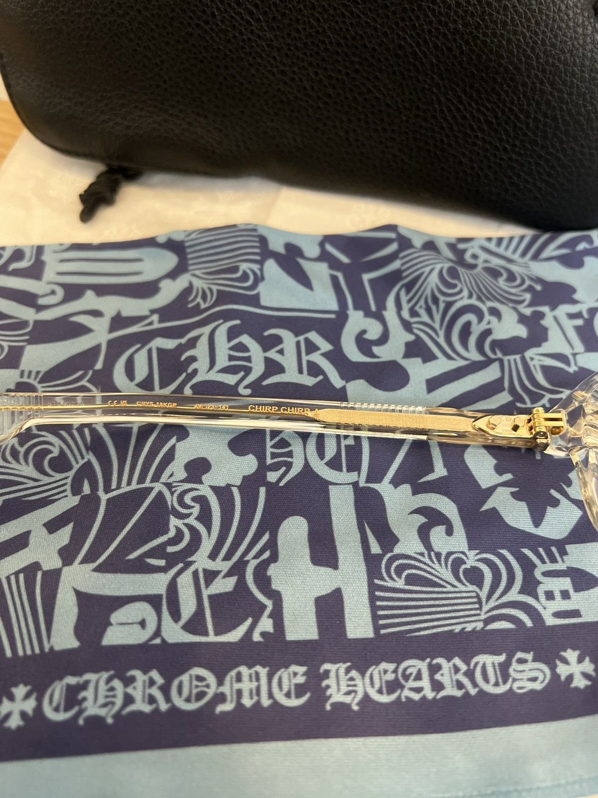 Chrome Hearts CHROME HEARTS CHIRP CHIRP A - EYEGLASSES 18K GOLD Size ONE SIZE - 5 Thumbnail