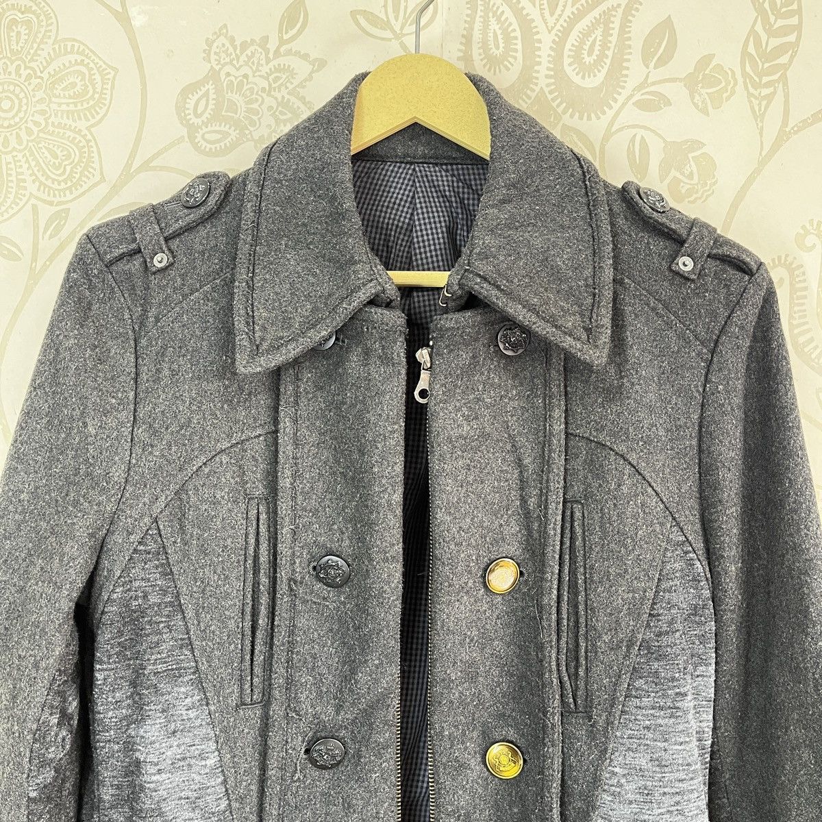 PPFM × Vintage Vintage PPFM Fishtail Double Breasted Wool Jacket Size US M / EU 48-50 / 2 - 18 Thumbnail