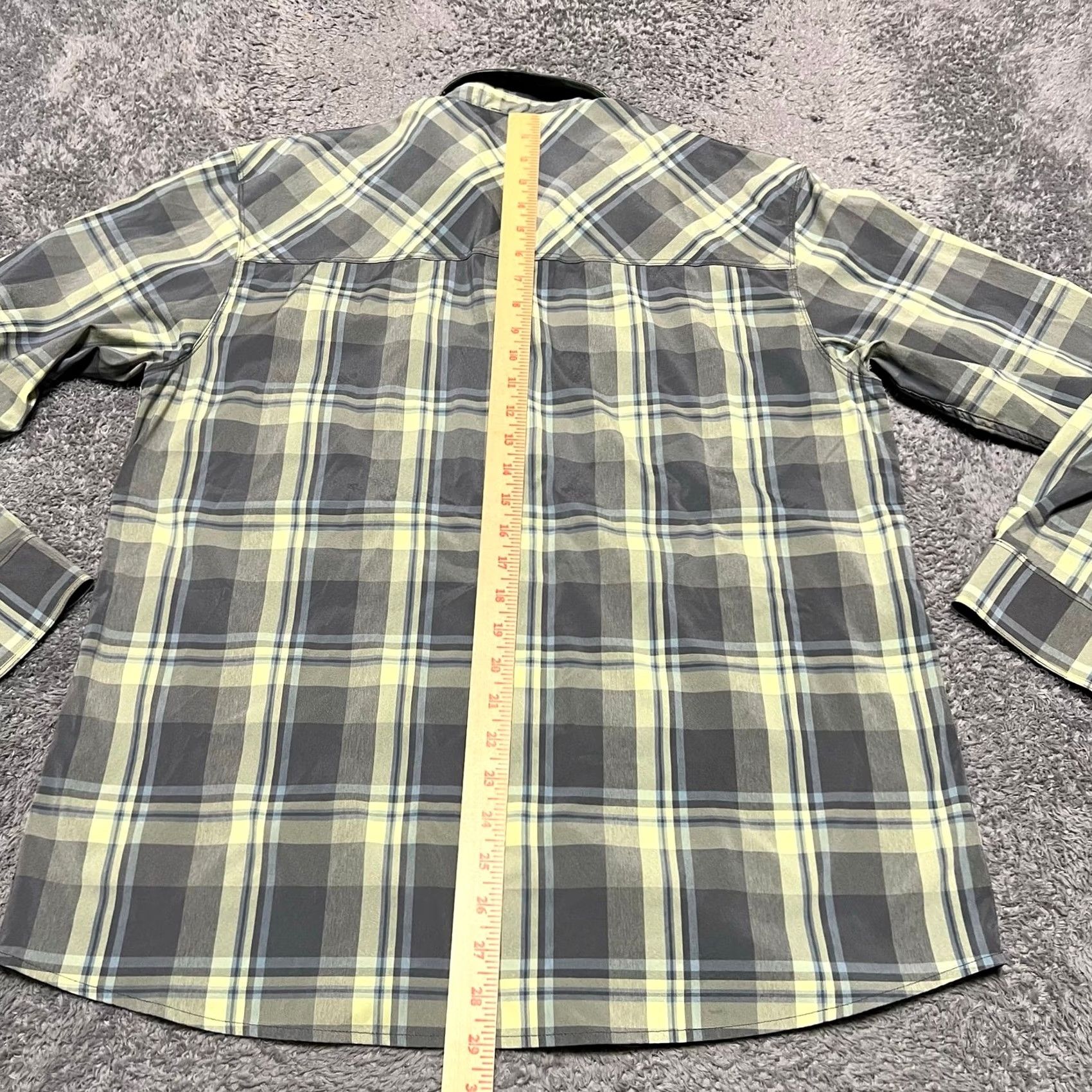 Vintage Simms Shirt Mens Large Green Plaid Fishing Long Sleeve Button Performance Shirt Size US L / EU 52-54 / 3 - 5 Thumbnail