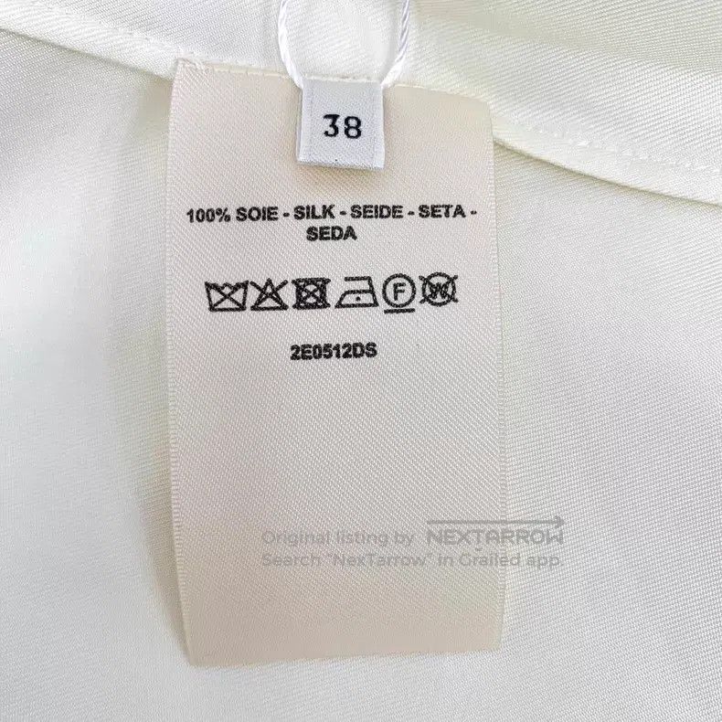 Hermes Hermes Off-white round neck sleeveless silk dress Size XS / US 0-2 / IT 36-38 - 7 Thumbnail