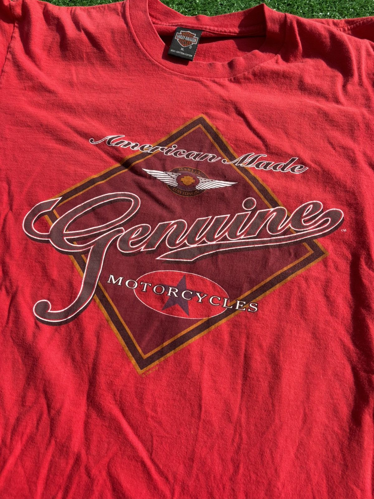 Harley Davidson × Vintage Vintage Harley Davidson t shirt 1998 Size US XL / EU 56 / 4 - 2 Thumbnail