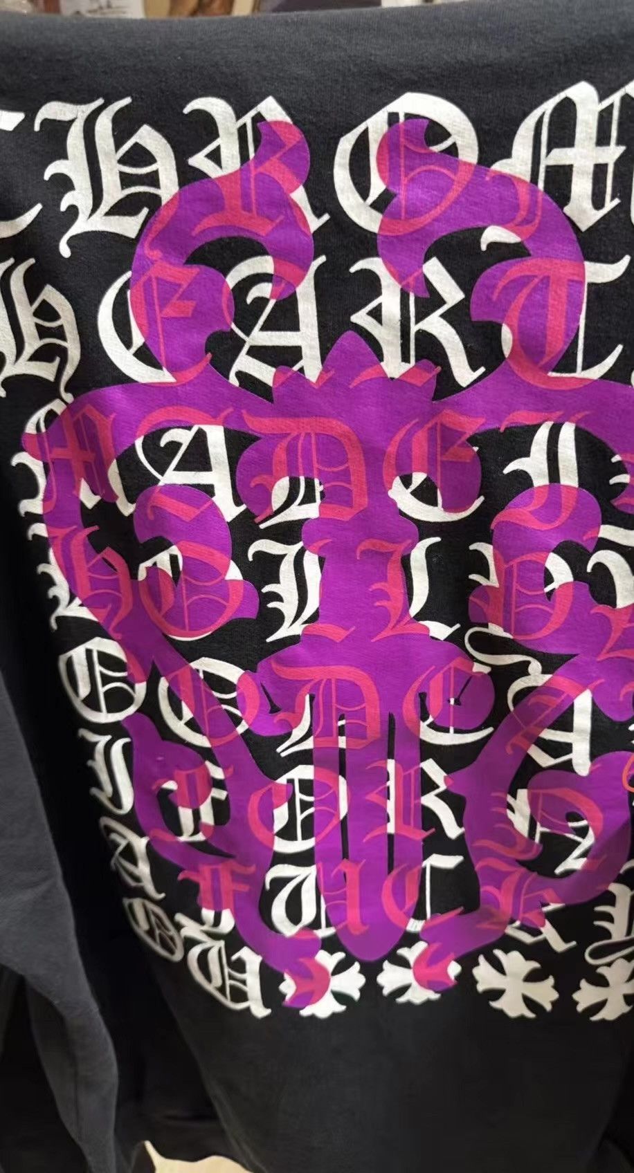 Chrome Hearts Chrome Hearts Purple Vine Dagger Print Hoodie Q15 Size US XL / EU 56 / 4 - 3 Thumbnail