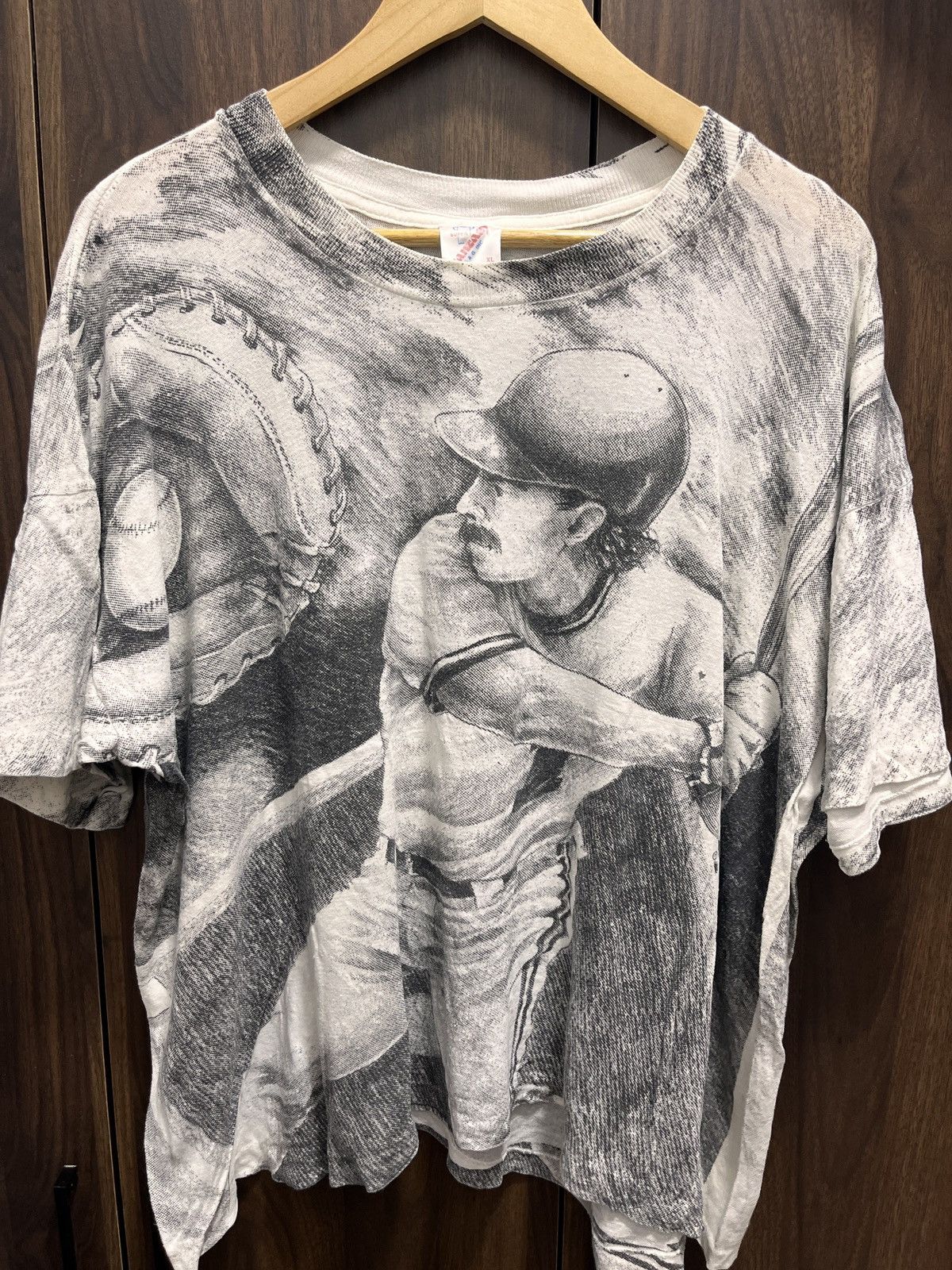 Vintage VINTAGE 90s MLB TSHIRT Size US XL / EU 56 / 4 - 1 Thumbnail