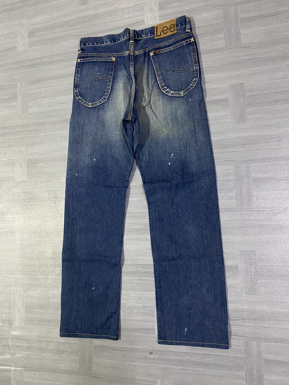 Lee Vintage Lee Riders Fadded Blue Denim Size US 33 - 16 Thumbnail