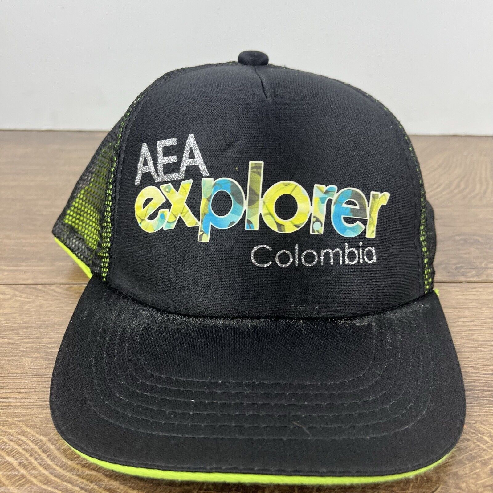 Columbia AEA Explorer Columbia Hat Snapback Hat Black Hat Adjustable Size ONE SIZE - 6 Thumbnail