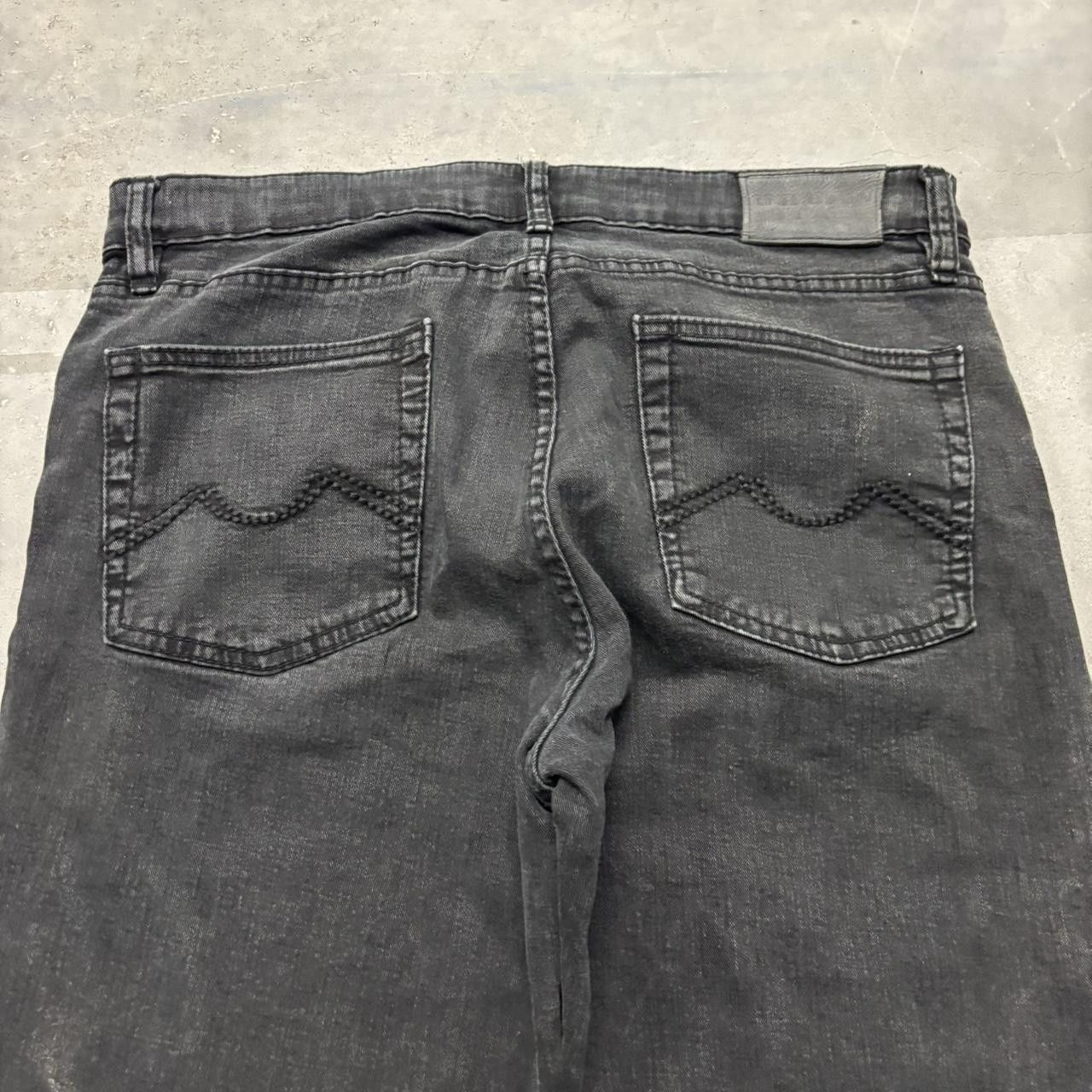 Japanese Brand × Vintage Crazy Vintage Y2K/2000s Grunge Black Skater Denim Jeans! Size US 34 / EU 50 - 7 Thumbnail
