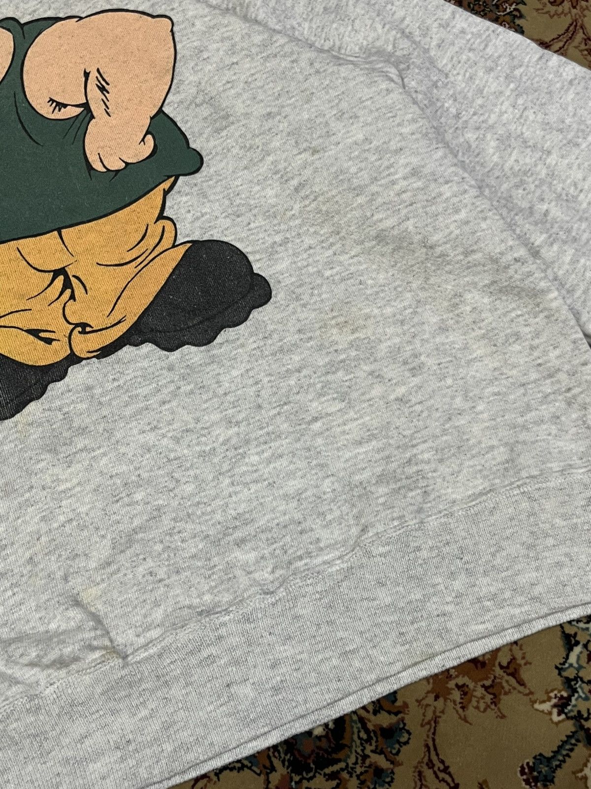 Cartoon Network Vintage 1993 Popeye Olive Oyl Brutus Hip Hop Crewneck Size US L / EU 52-54 / 3 - 6 Thumbnail