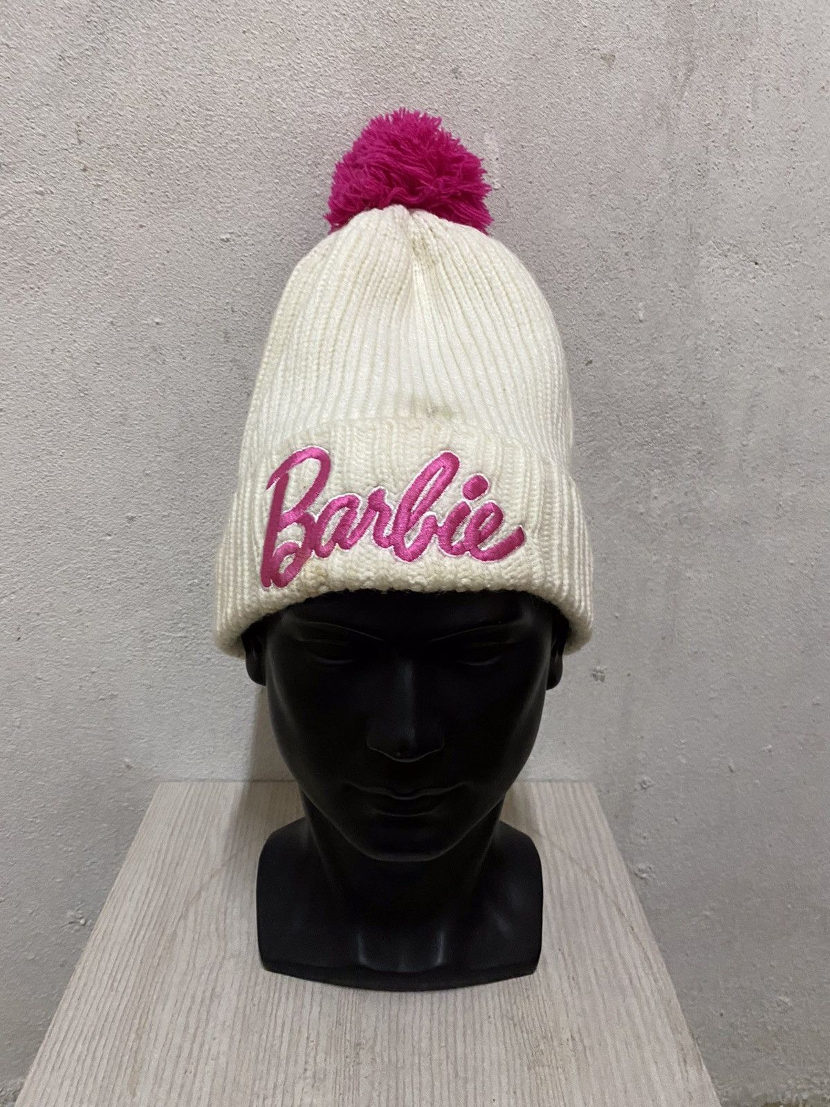 Cartoon Network Barbie Spell Out Bobble Beanie Hat Size ONE SIZE - 2 Thumbnail