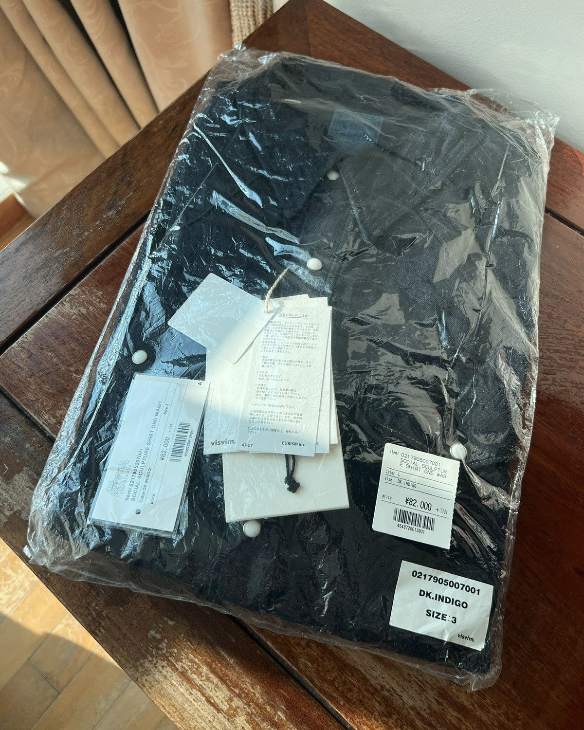 Visvim Visvim ICT Social Sculpture Shirt One Wash Dk.Indigo Size US L / EU 52-54 / 3 - 1 Thumbnail