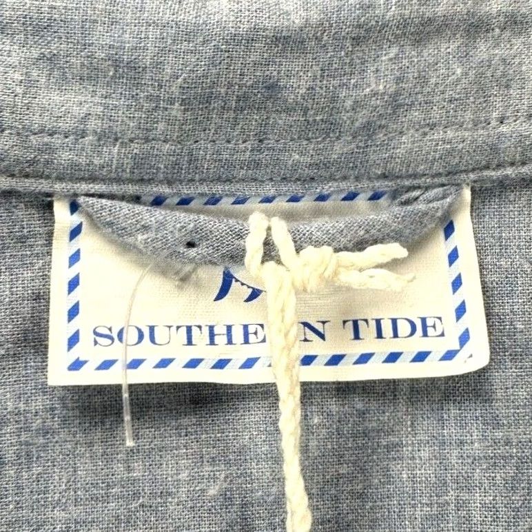 Southern Tide VINTAGE? No. Southern Tide Flannel Shirt Men M Grey Plaid Snap Button A1 Size US M / EU 48-50 / 2 - 6 Thumbnail