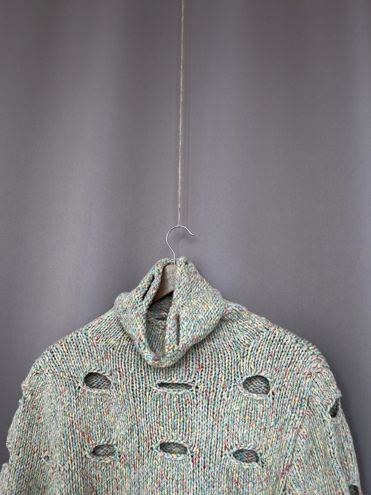 Comme des Garcons Comme Des Garcons Rare Knit Hole Sweater Womens Size S/M Size S / US 4 / IT 40 - 8 Thumbnail