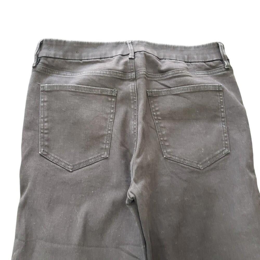 Ann Taylor CT913 Ann Taylor Black "The Straight" Jean Size 12 Size 34" / US 12 / IT 48 - 5 Thumbnail