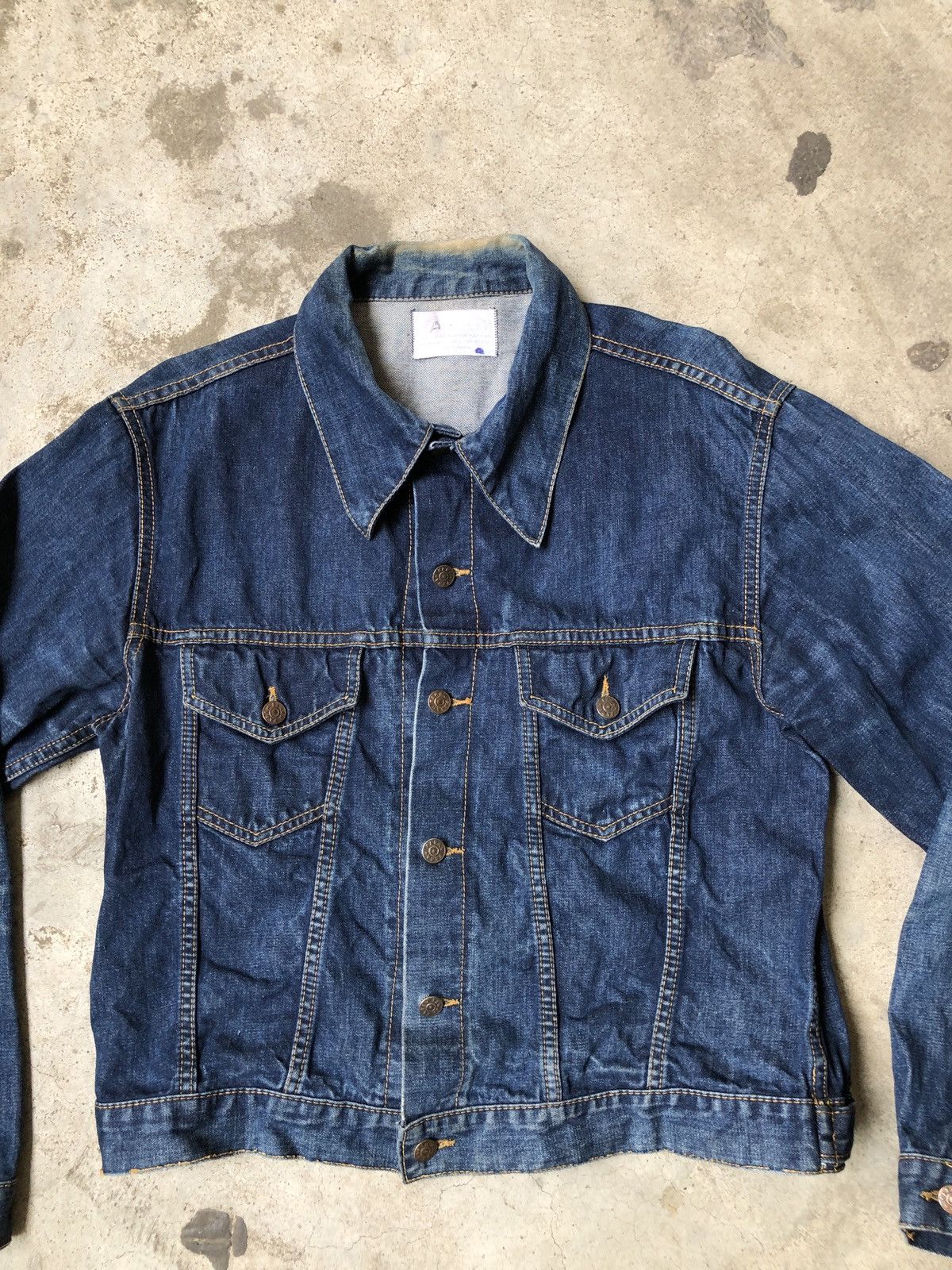 Cowboy Equipment × Farah × Vintage VINTAGE 70s FARAH DENIM JACKET HIPPIE MODS Size US L / EU 52-54 / 3 - 3 Thumbnail