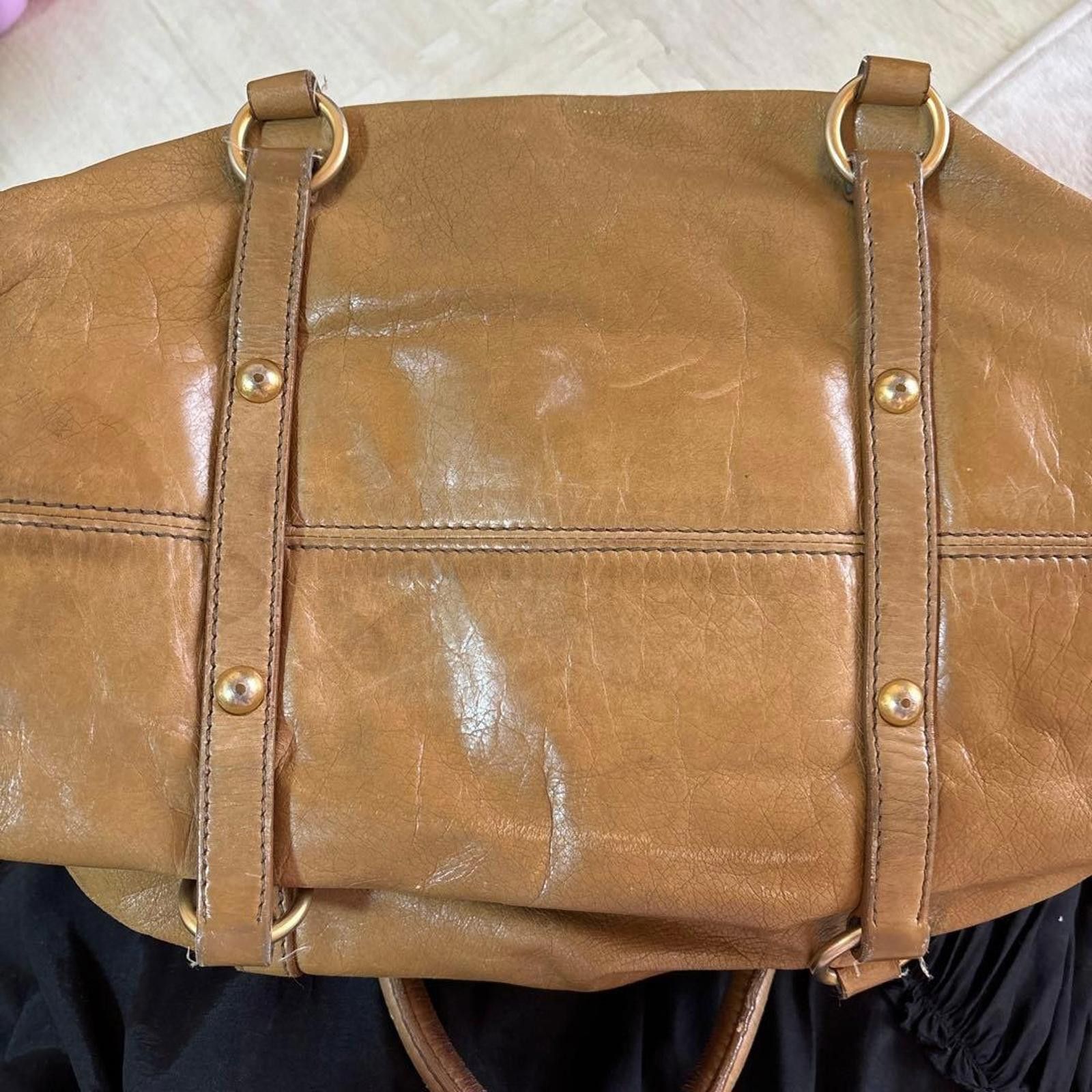 Miu Miu Miu Miu - Vitello Tan Leather Handbag Size ONE SIZE - 3 Thumbnail