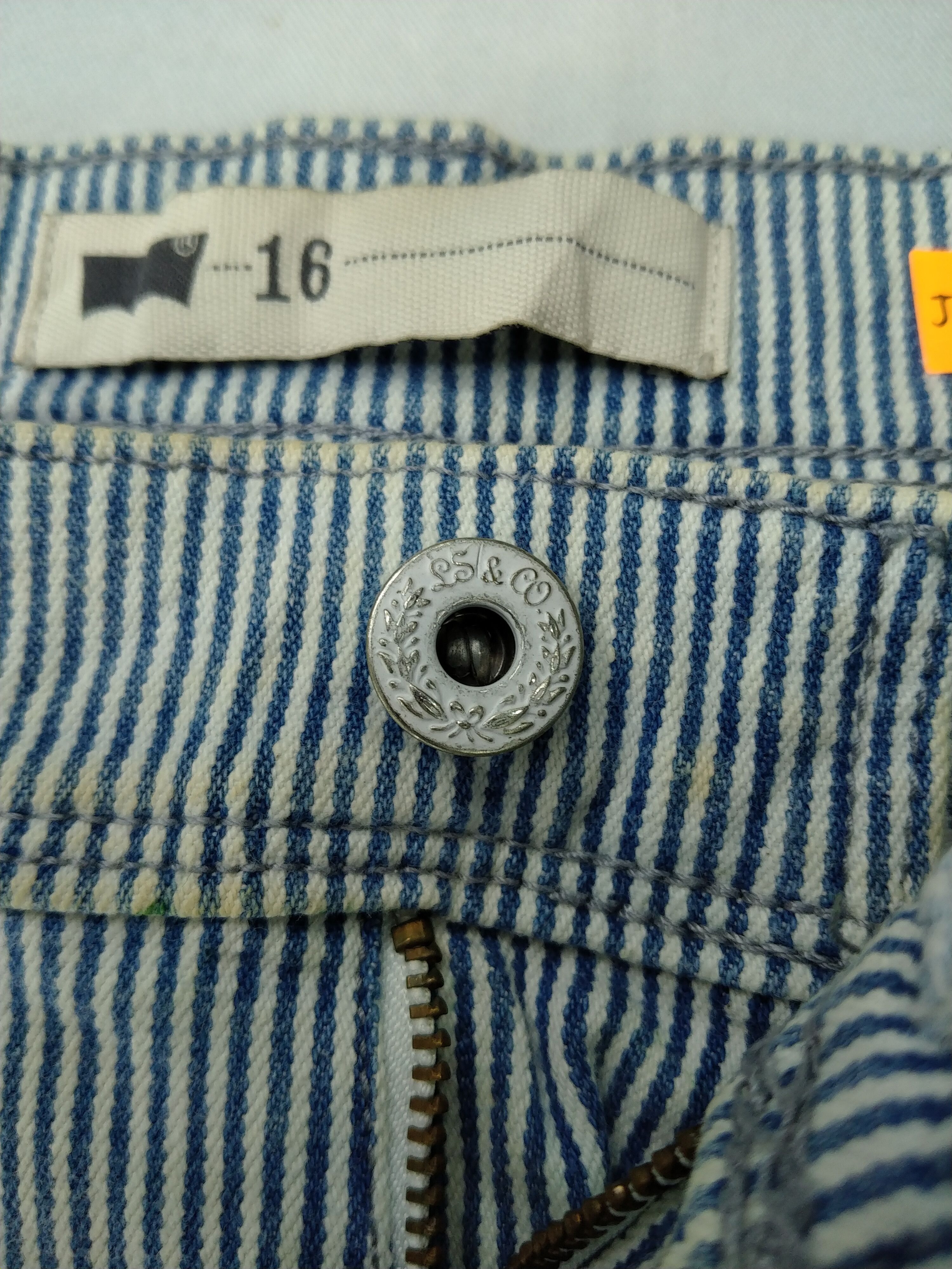 Levi's Distressed Levi's Stripes Denim 37 x 10.5 -JN071 Size US 37 - 7 Thumbnail